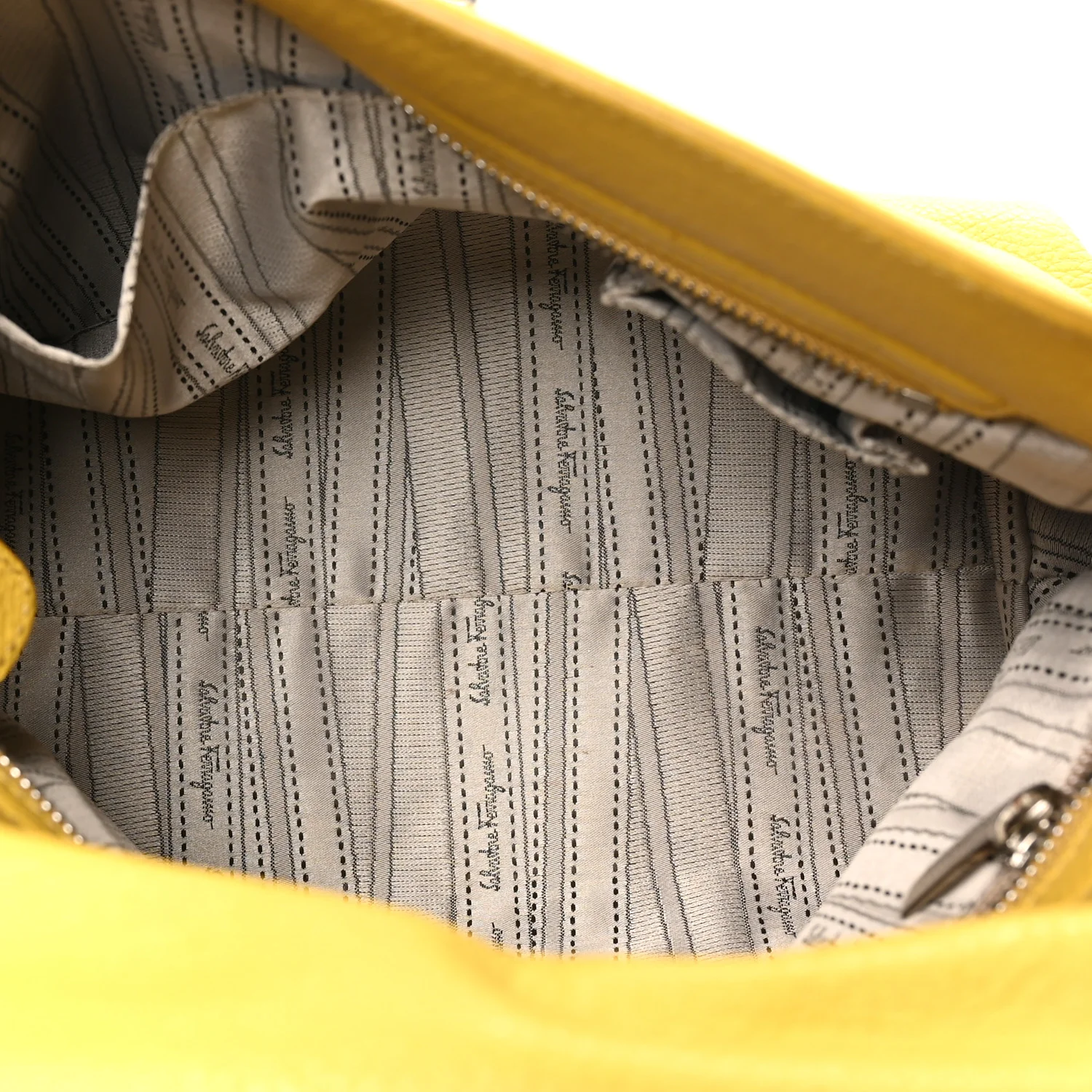 Calfskin Sofia Gancini Satchel Yellow