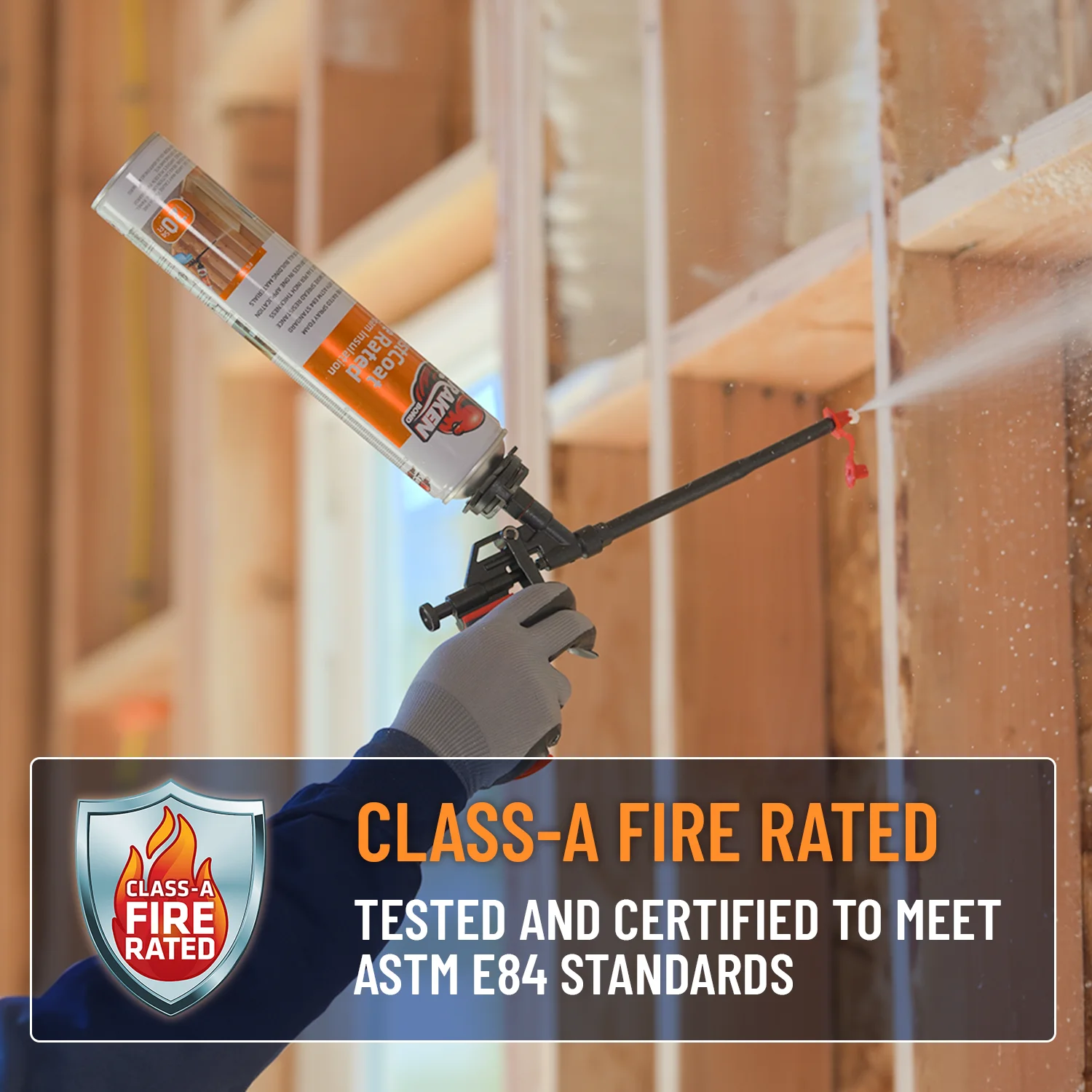 Fastcoat Spray Foam Insulation Kit, Class A Fire Rated, 240 Board Feet, Closed Cell 12 Pack Set - Image 3