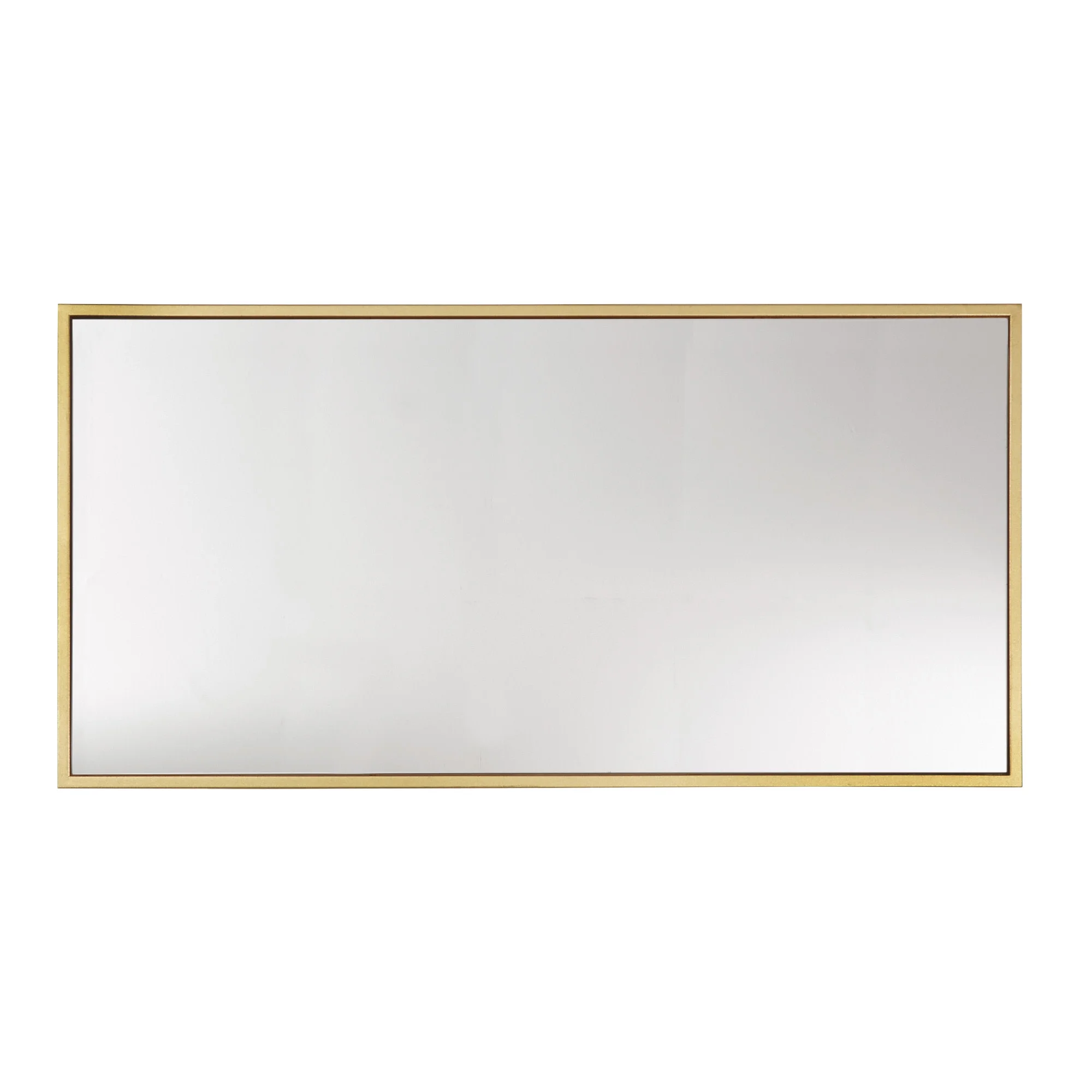 Ditmas Glam Peony and Ginkgo Rectangular Coffee Table with Mirror Top, Gold(Gold) - Image 6