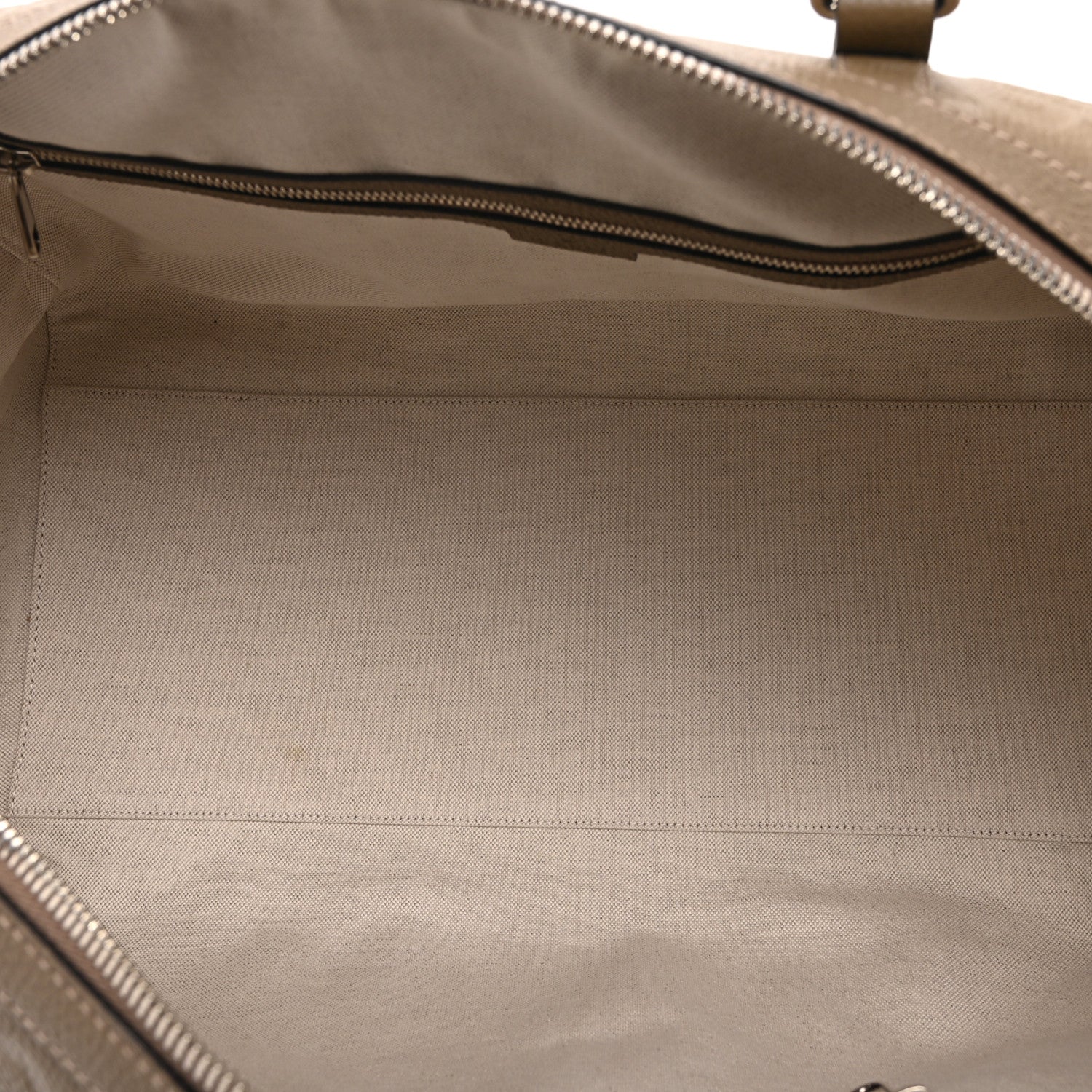 Piuma Calfskin Jumbo GG Embossed Large Duffle Bag Good Taupe