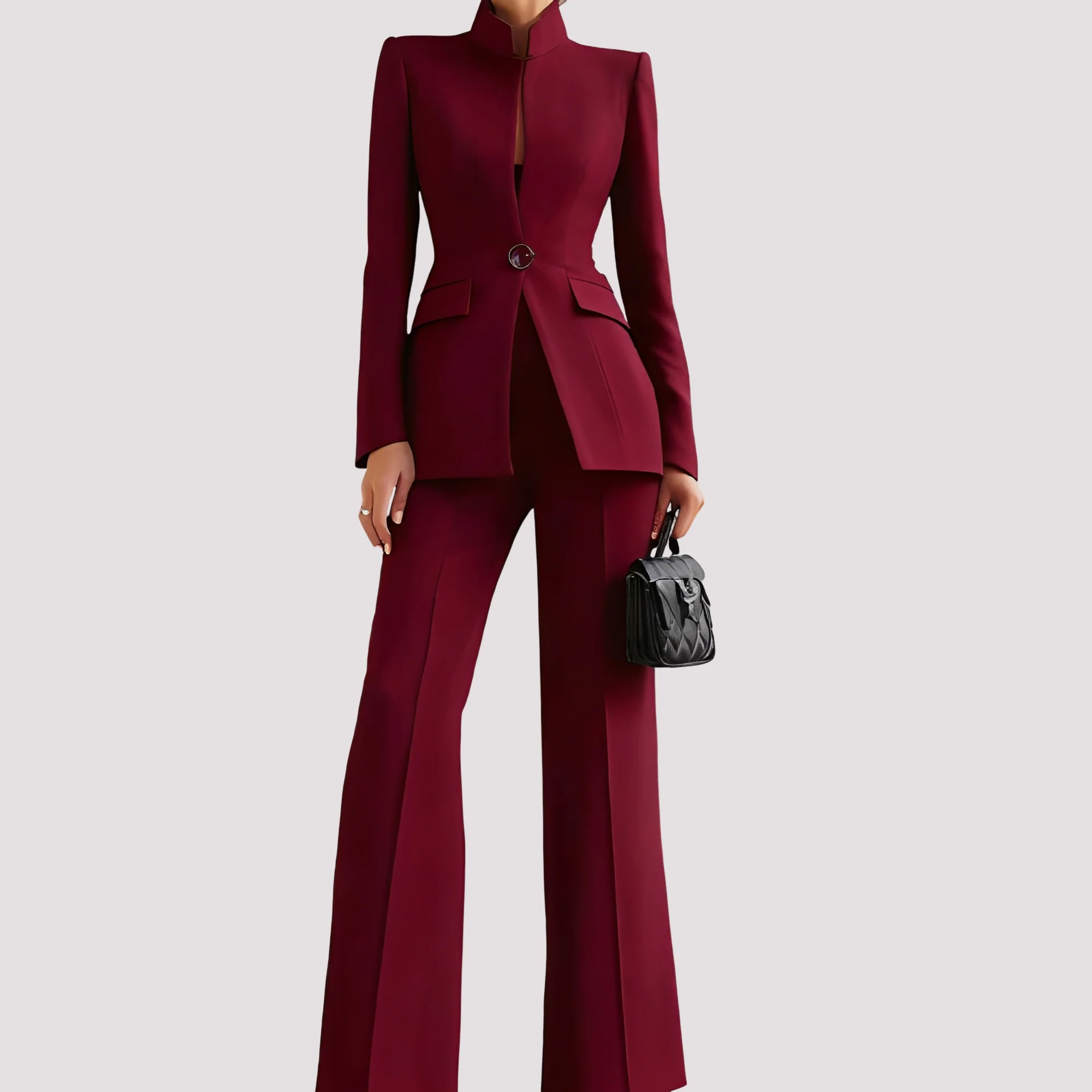 Jean - Ensemble de Costume Élégant avec Un Bouton