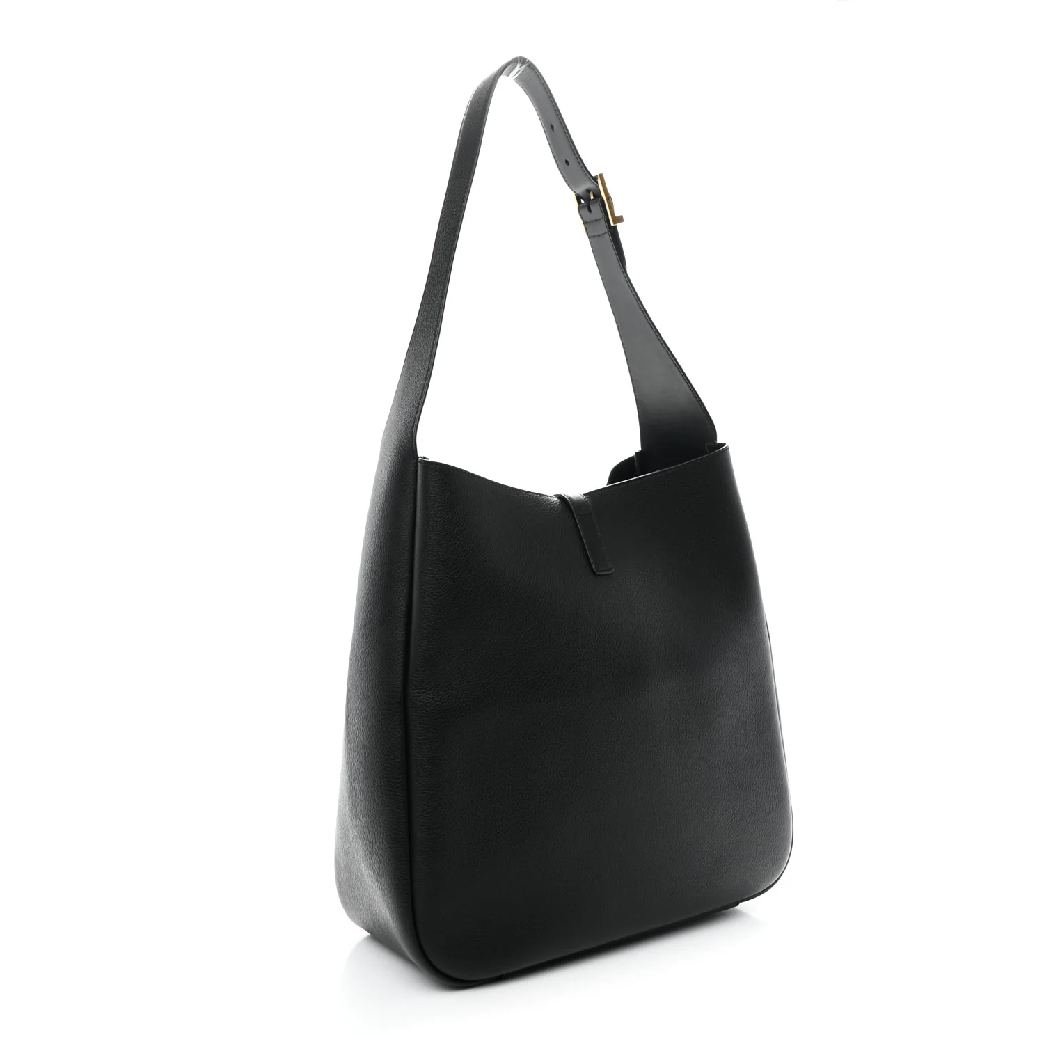 Supple Calfskin Large Le 5 A 7 Soft Hobo Black