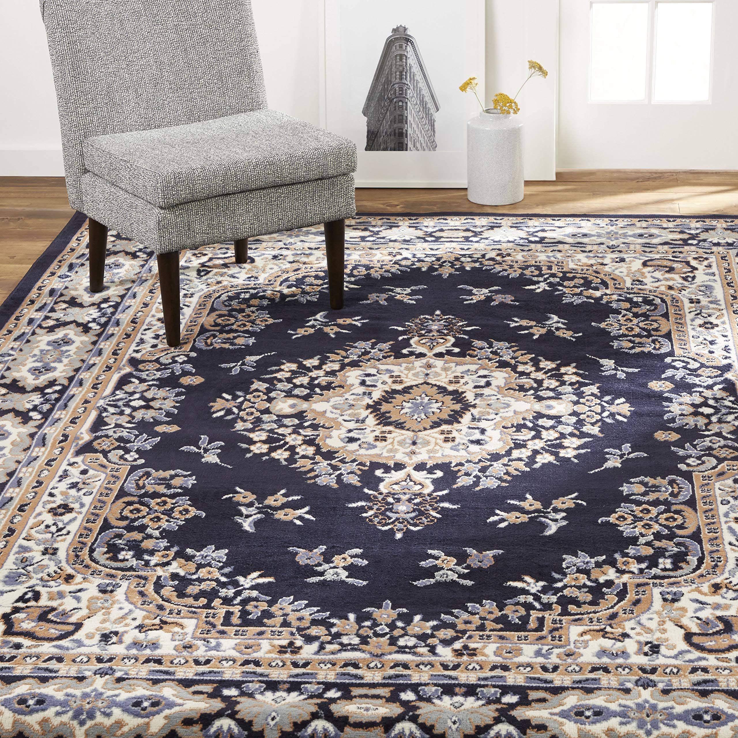 Home Dynamix Premium Sakarya Navy Blue Area Rug