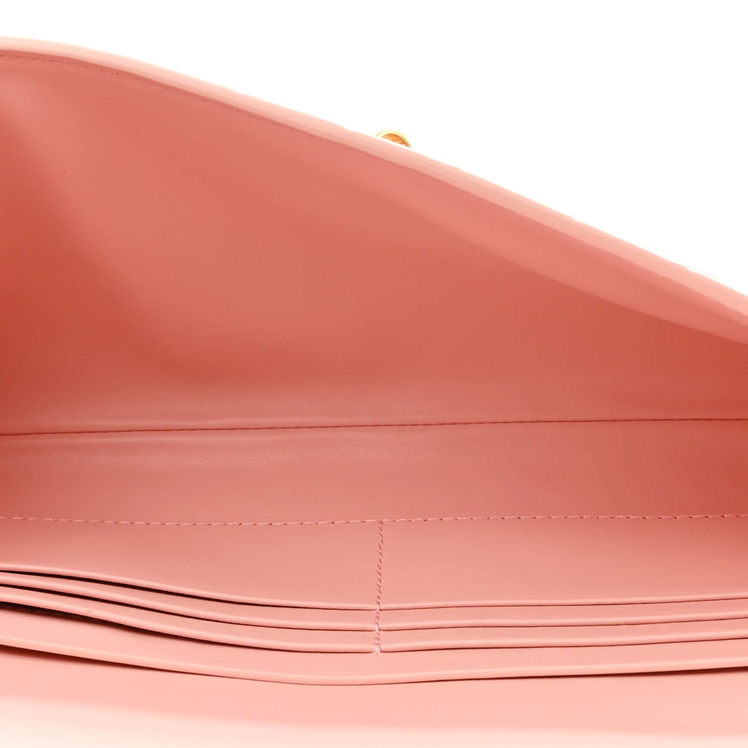 Nappa Intrecciato Long Andiamo Top Handle Clutch Rose