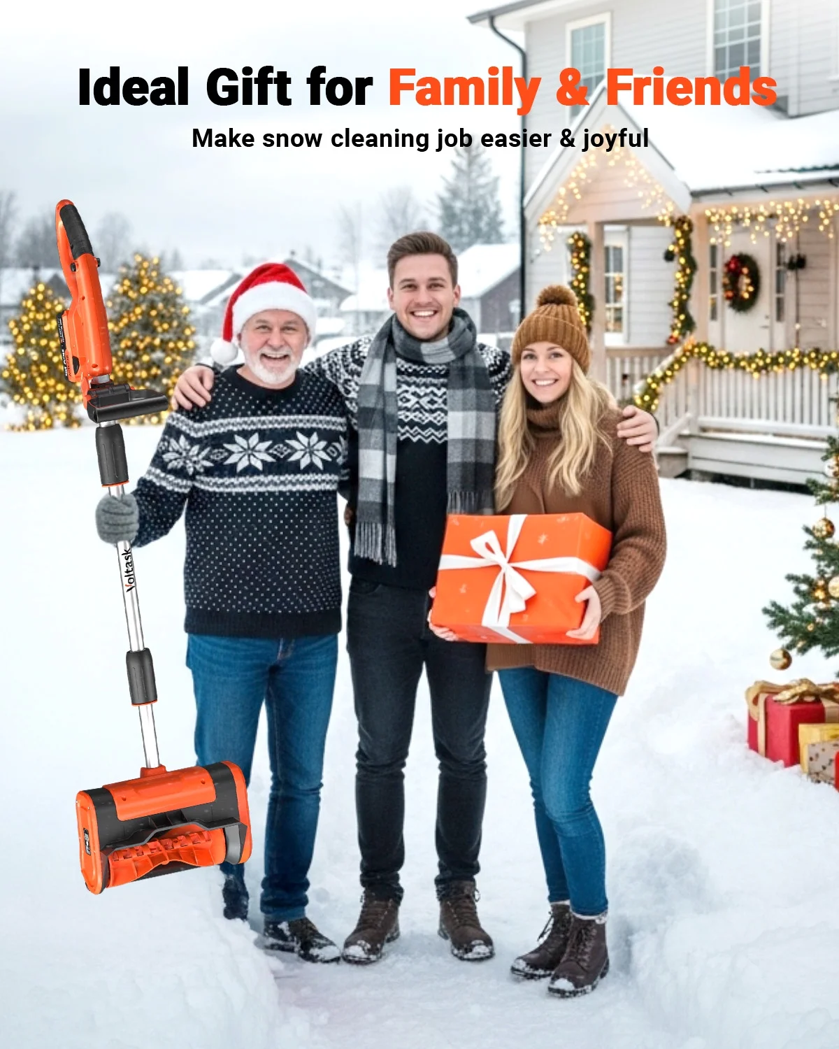 Cordless Snow Shovel 24V | 11-inch | 4-Ah Cordless Snow Blower, Battery Snow Blower with Adjustable Front Handle (4-Ah Battery Quick Charger Included)(24 V) - Image 8