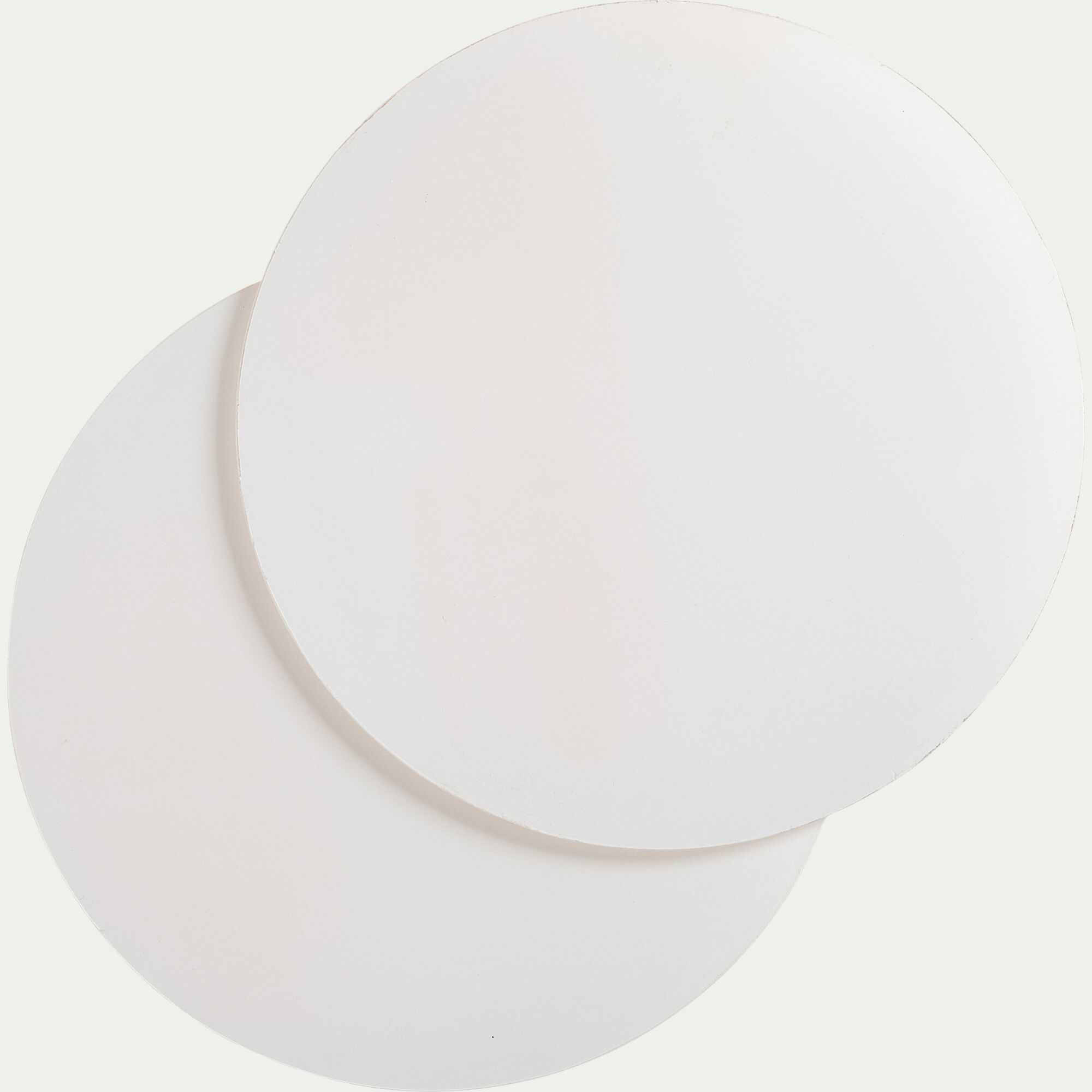 PATISDECOR - Kit disques de lissage ganache 23cm - blanc