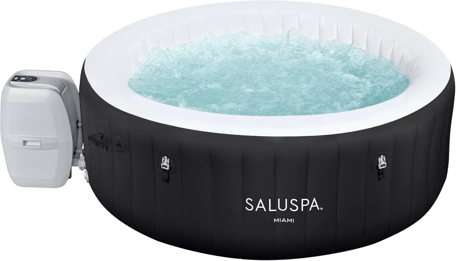 Inflatable Hot Tub Spa (71" X 26") | Portable Hot Tub with 2 Covers (1 Energy-efficient Thermal Cover and 1 Standard Cover) | Fits Up to 2-4…
