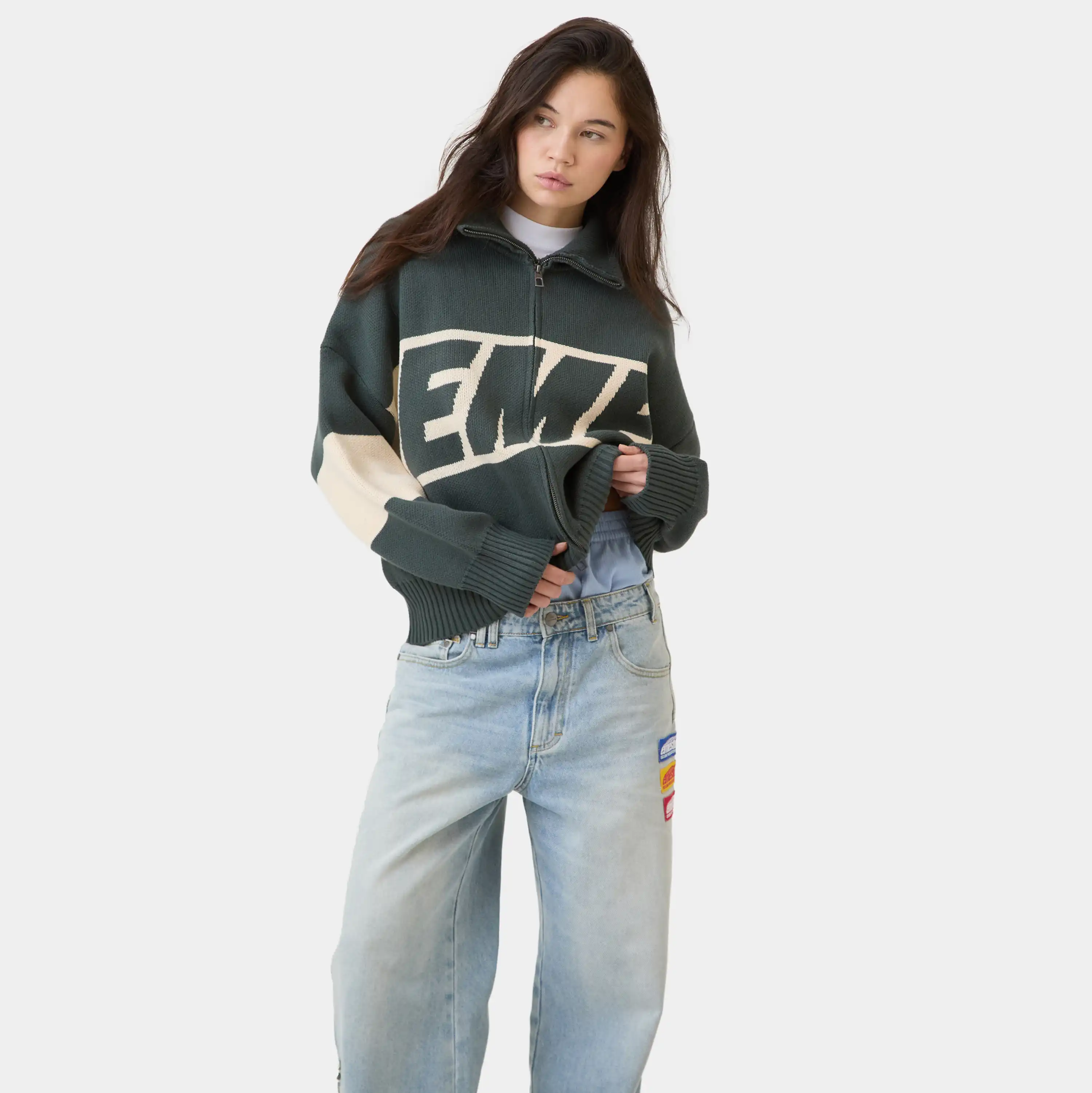 Thrill Hunt Zipper Knit