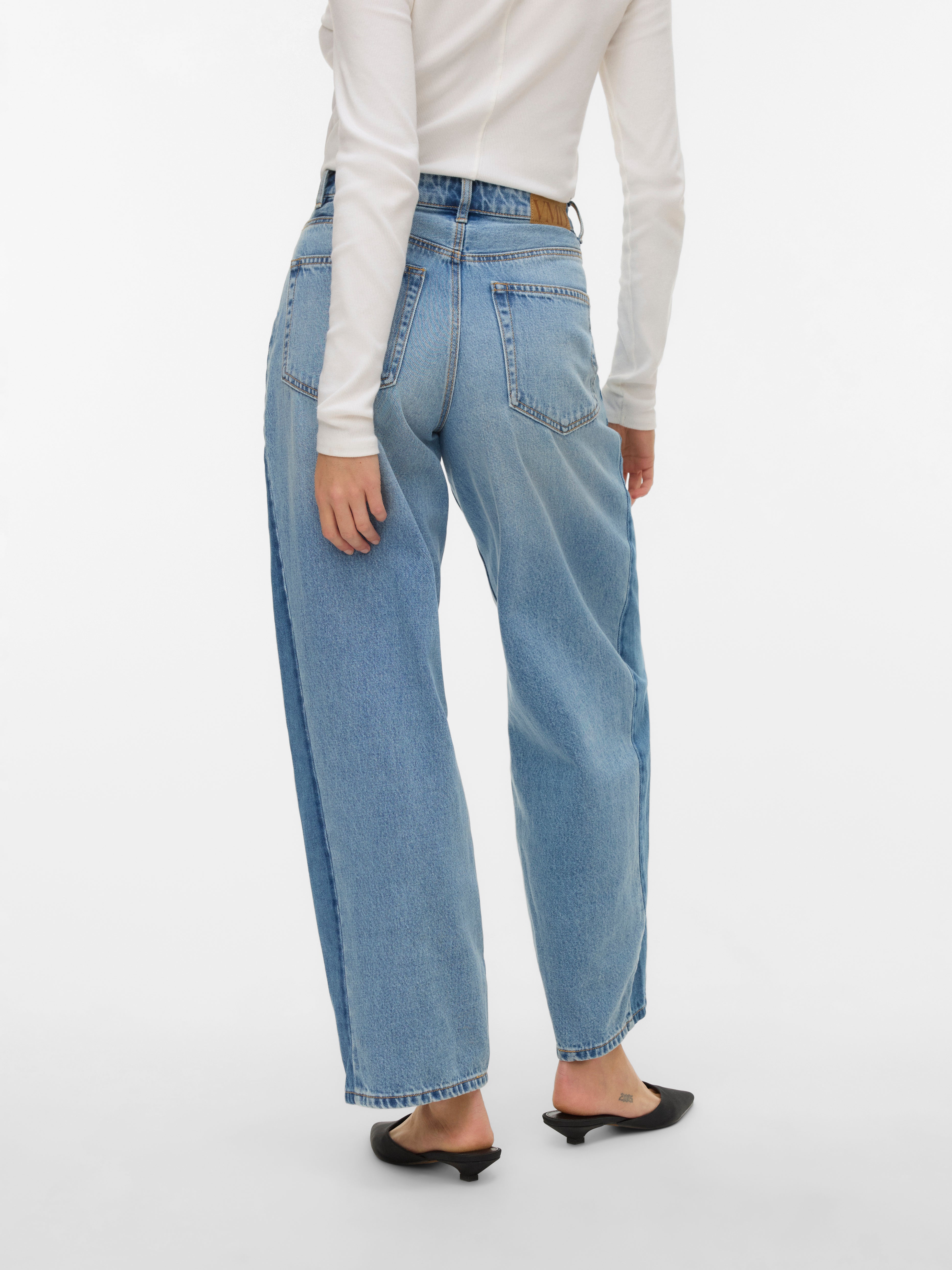 VERO MODA® VMZELDA High rise Barrel Fit Jeans