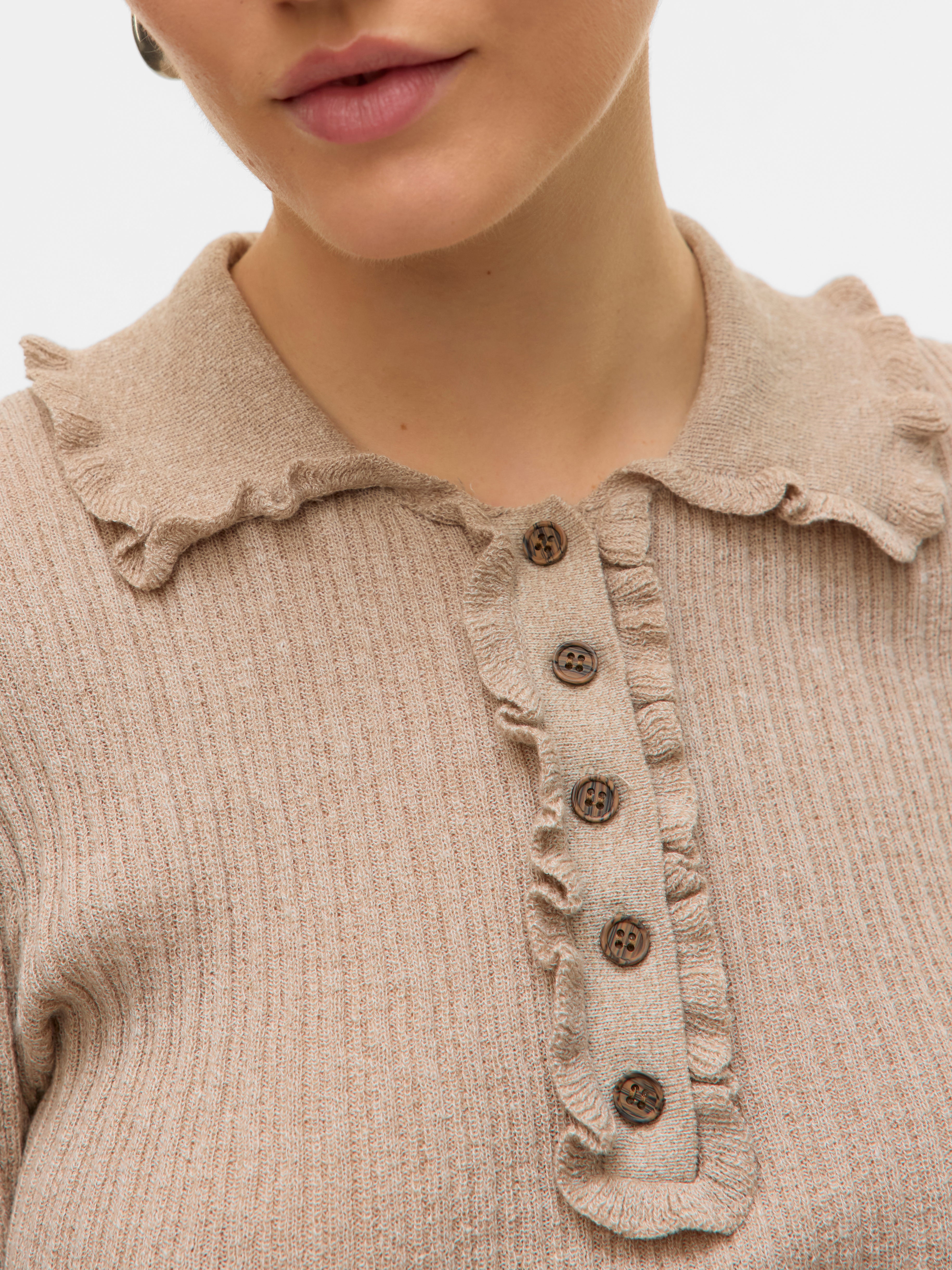 VERO MODA® AWSHIRLI Knit Polo-Shirt