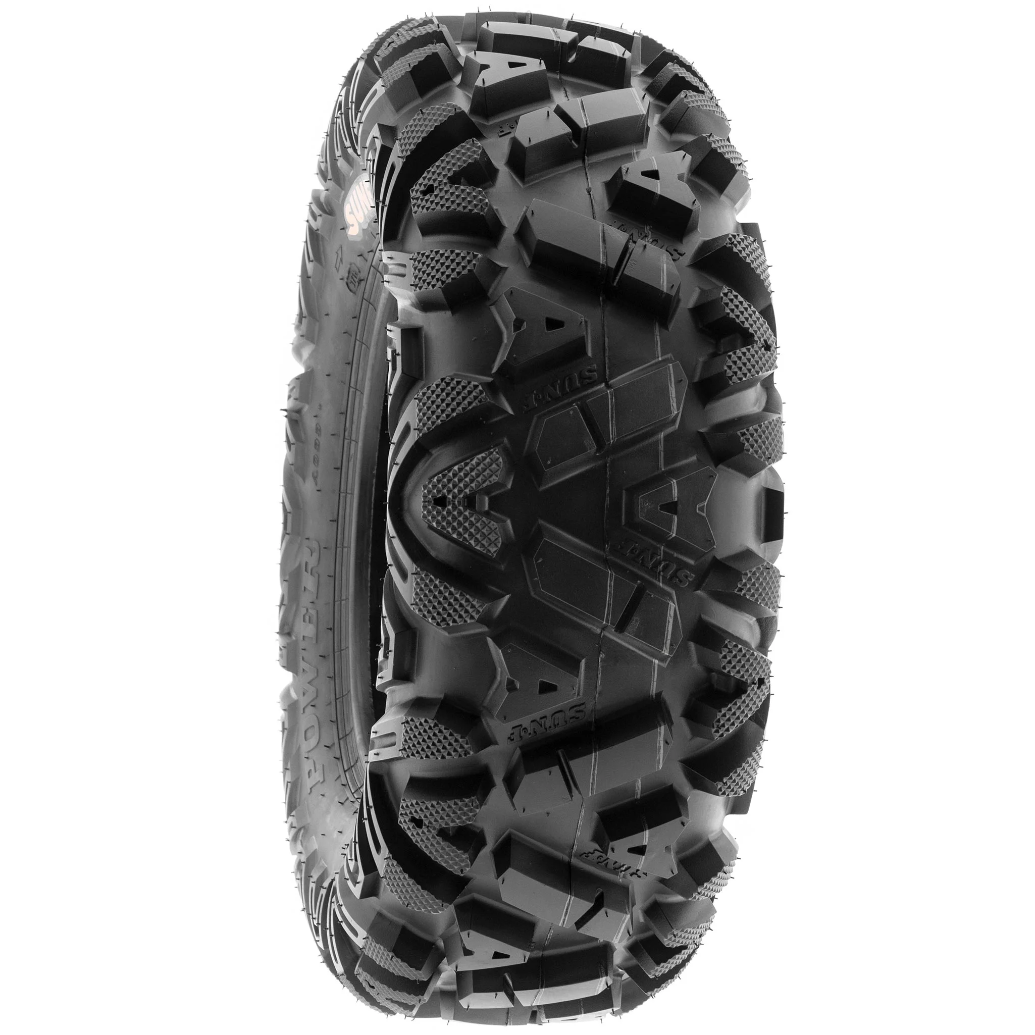Sunf All-Terrain ATV UTV Quad Tires 25x8 - 12 & 25x10 - 12 6 PR A033 (Complete Full Set of 4)