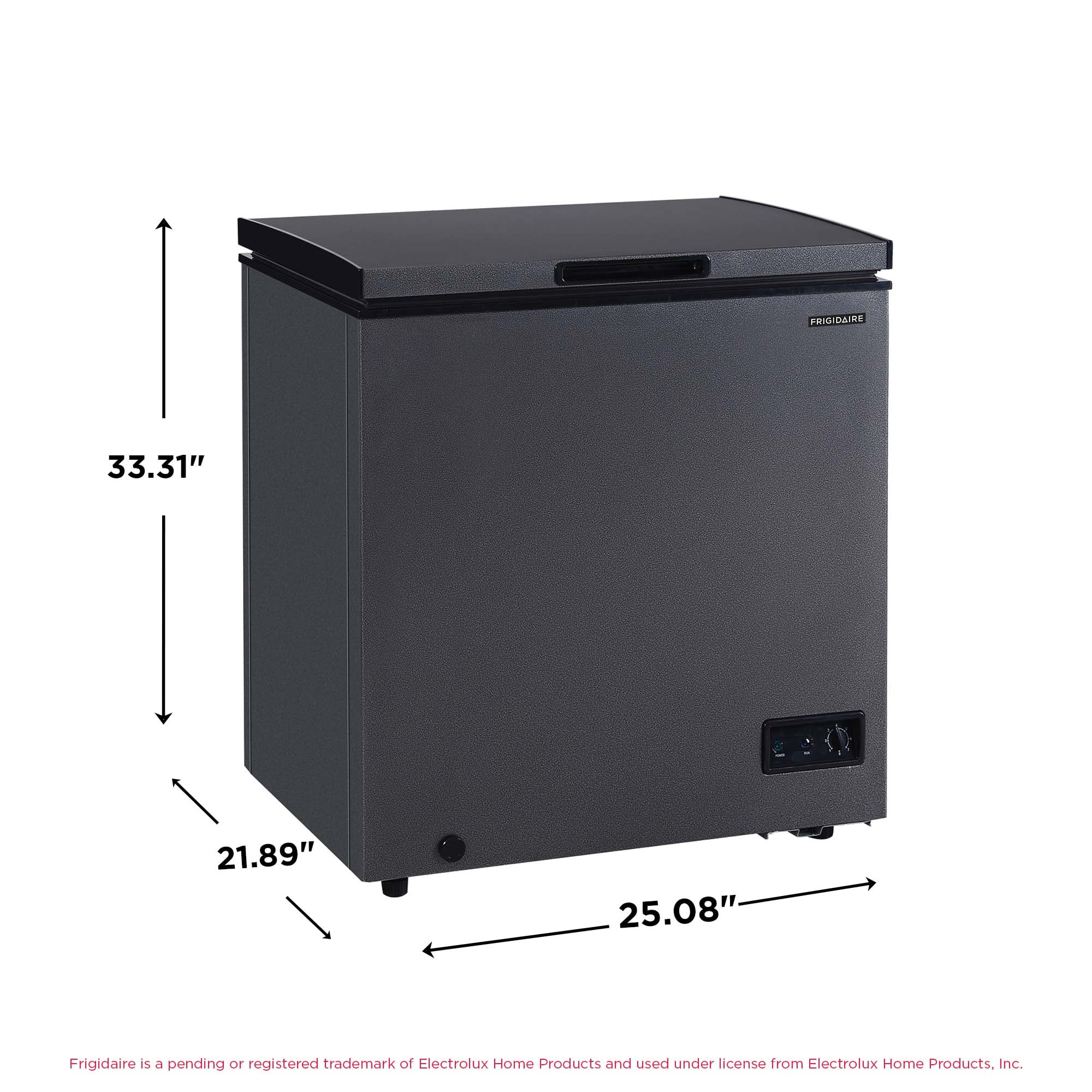 5.0 Cu. ft. Chest Freezer, Black Granite Design(5 cu ft) - Image 7