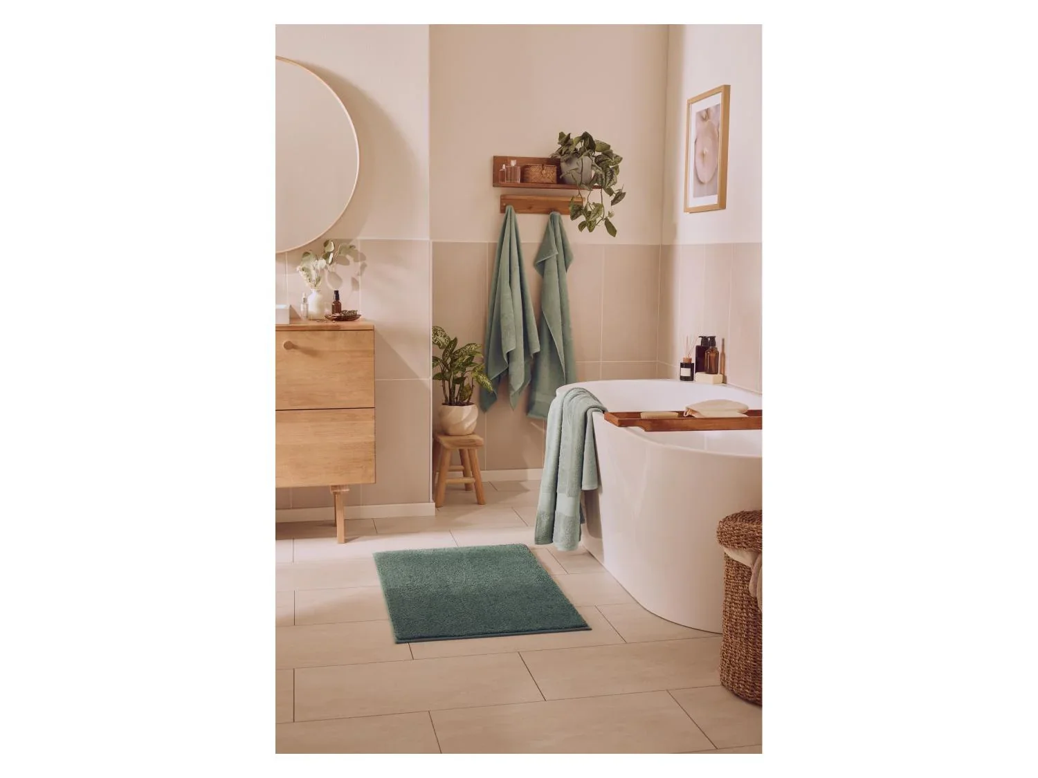LIVARNO Tapis de bain, 60 x 90 cm