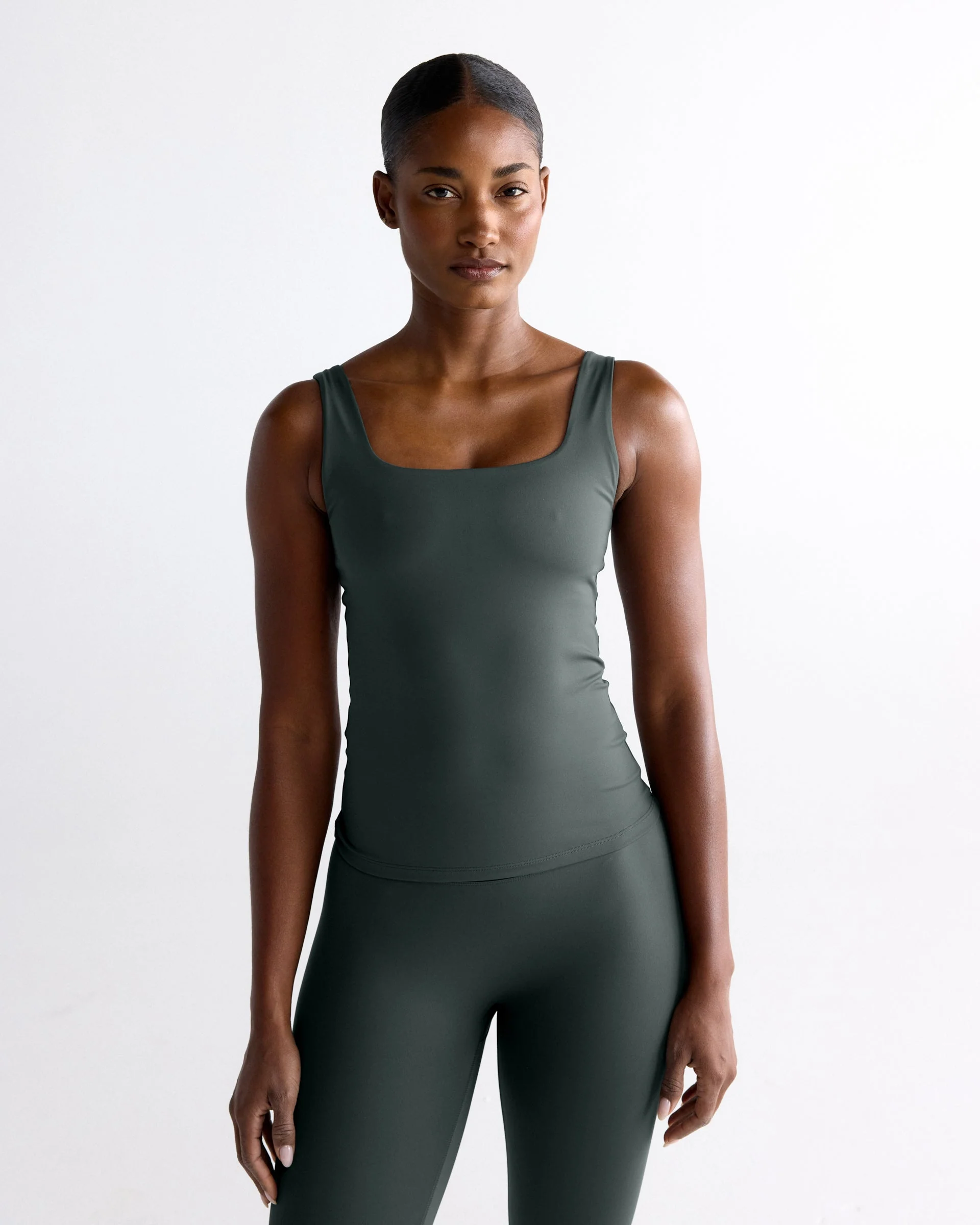 Ultimate Square Neck Top - Sea Green