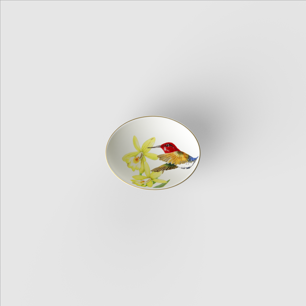 Amazonia Dipping bowl - Multi-colored, 0.6 oz, Premium Bone Porcelain