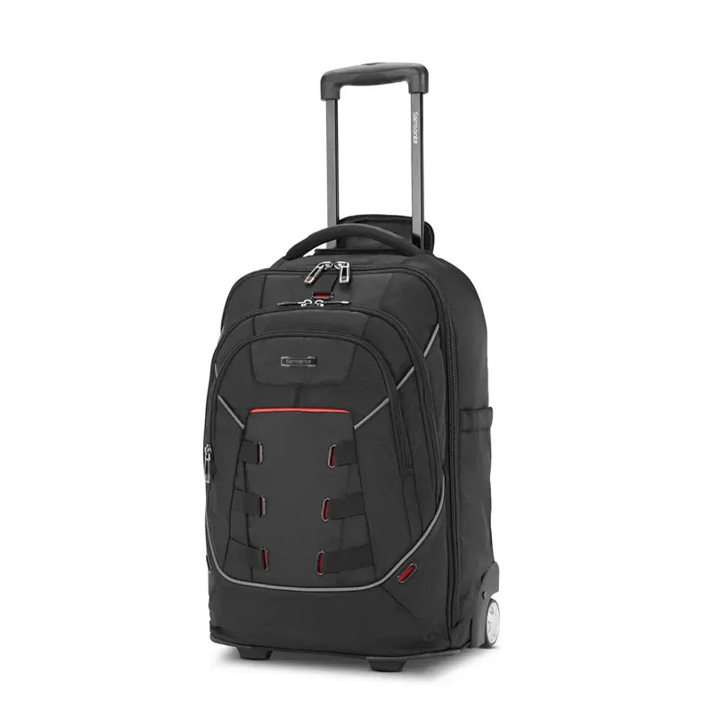 Black Tectonic Nutech Wheeled Backpack Laptop Backpacks | 2604-DJVXP - SAMSONITE OUTLET