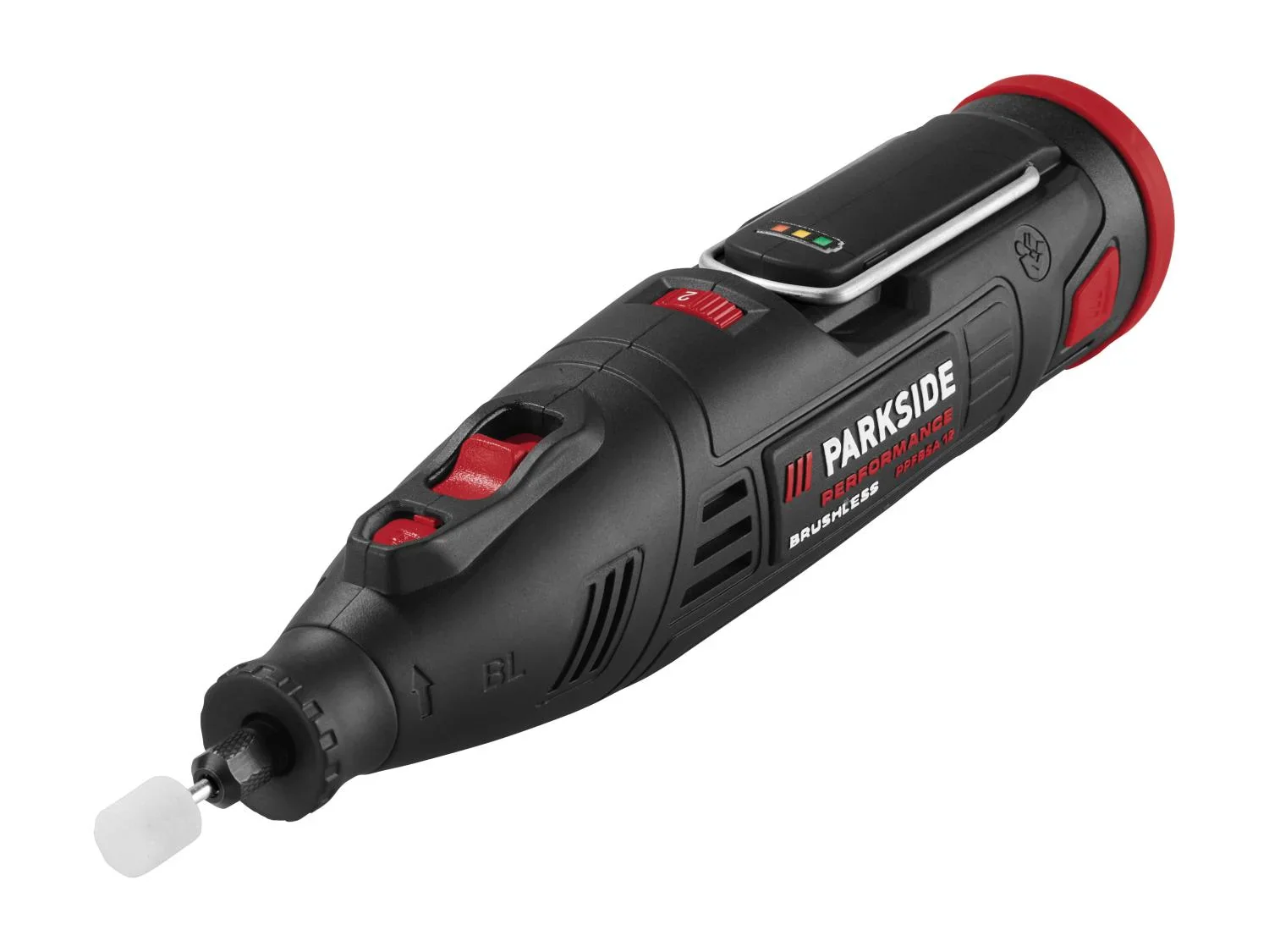 PARKSIDE PERFORMANCE Set ponceuse-meuleuse de prcision sans fil PPFBSA 12 B2 + batterie + chargeur, 12 V