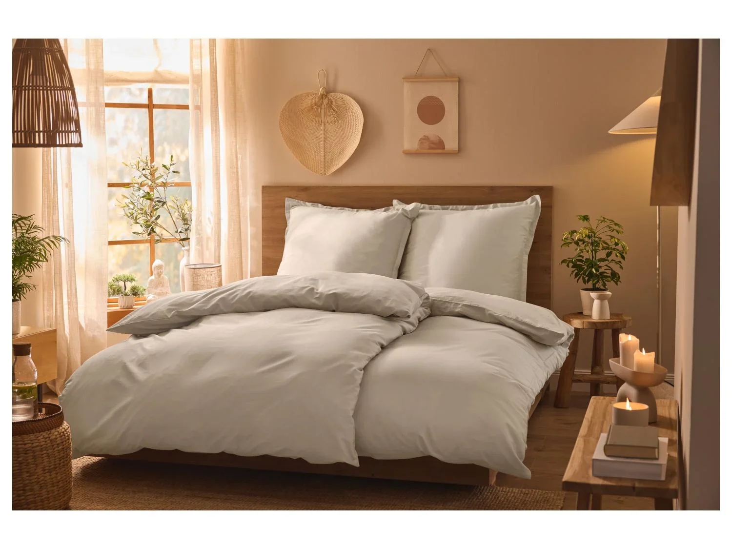 LIVARNO home Parure de lit en satin de lyocell, 260 x 240 cm