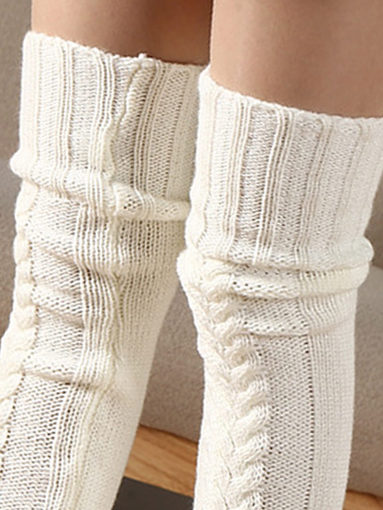 Chaussettes hautes unies