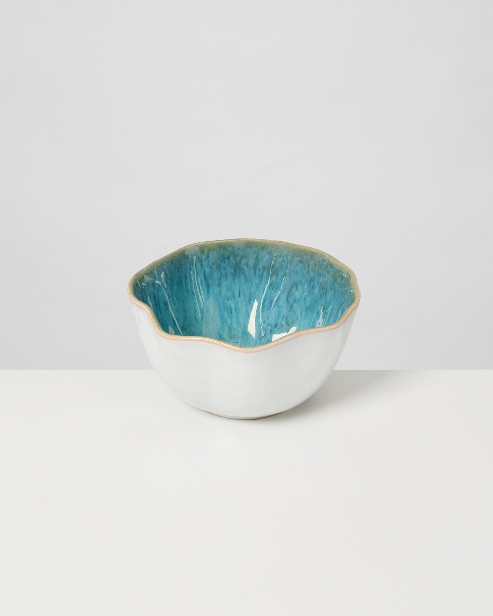 AREIA - CEREAL BOWL SHELL AQUA