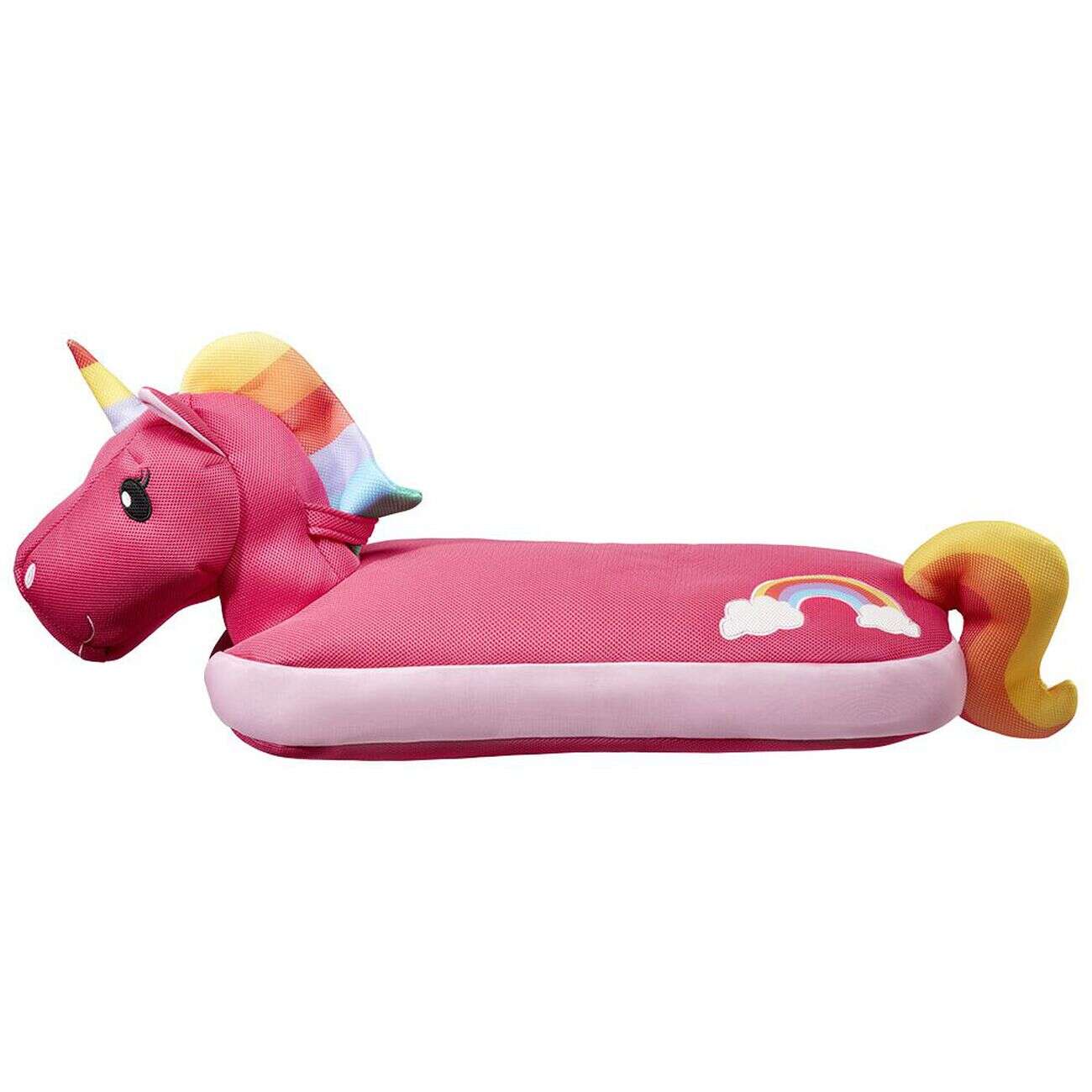 Licorne à chevaucher microbille rose