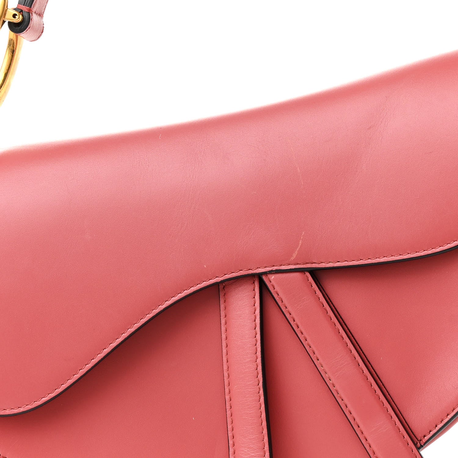 Calfskin Saddle Bag Pink