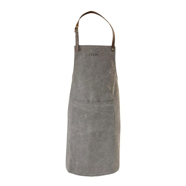 Moi forkle canvas grå/brun