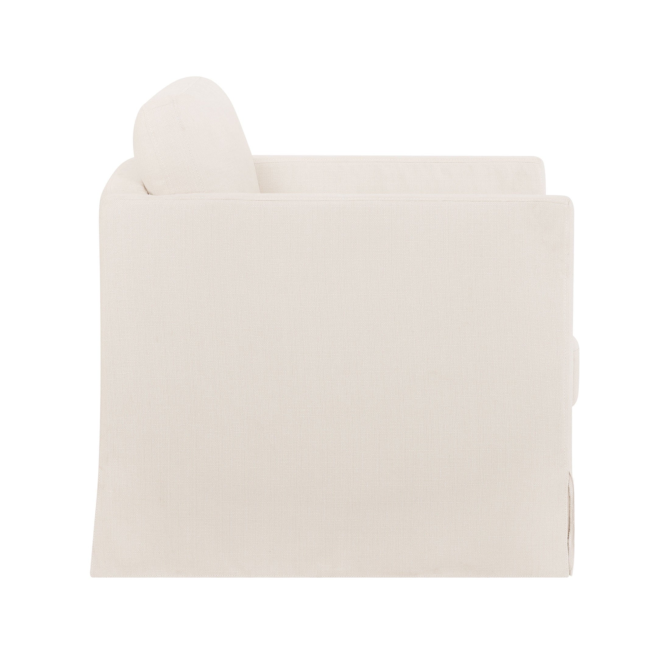 Better Homes & Gardens Waylen Swivel Accent Chair, by Dave & Jenny Marrs, Cream