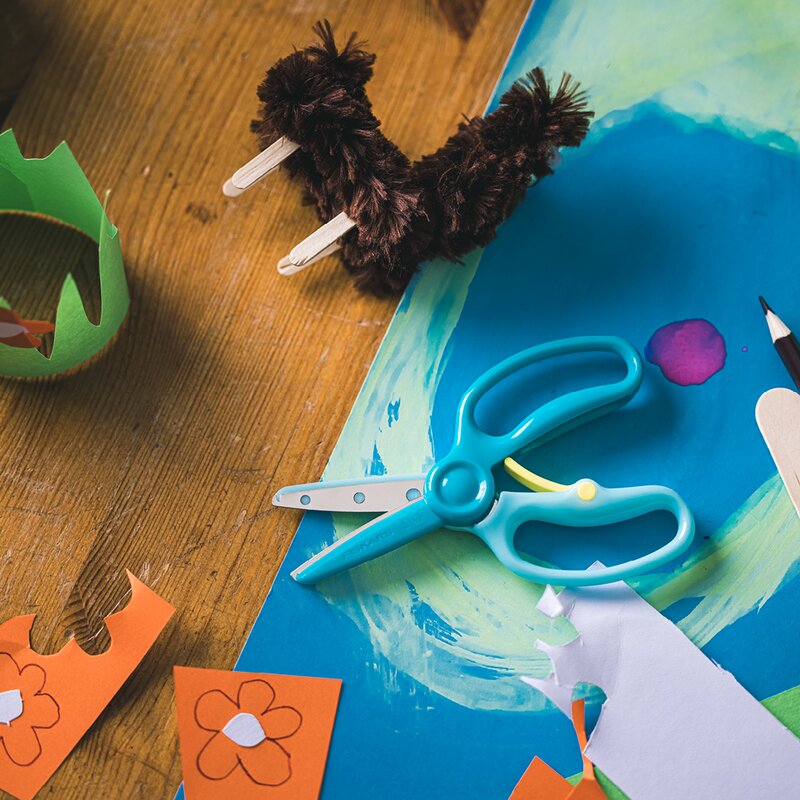 Fiskars Kids saks 3+ år blå