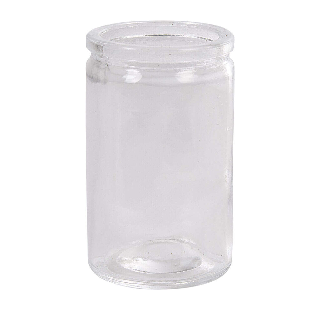 Contenant cylindrique en verre avec bouchon en liège x6