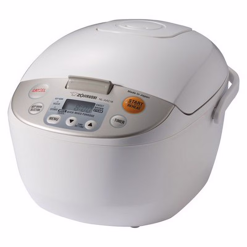 Zojirushi NL - AAC18 10 - Cup Electric Rice Cooker, Beige - Advanced Fuzzy Logic Technology