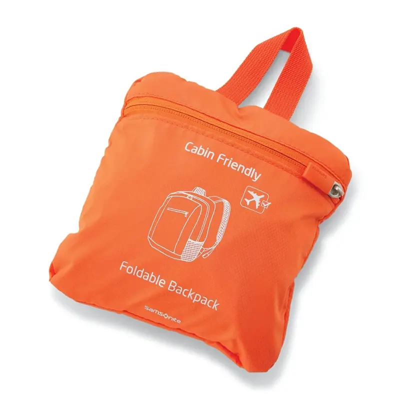 Orange Tiger Foldaway Backpack Packing Organization | 3761-LYQGU - SAMSONITE OUTLET