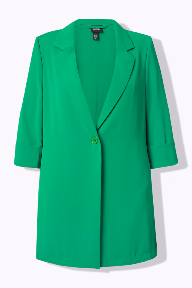 Colorful 3/4 Sleeve Blazer