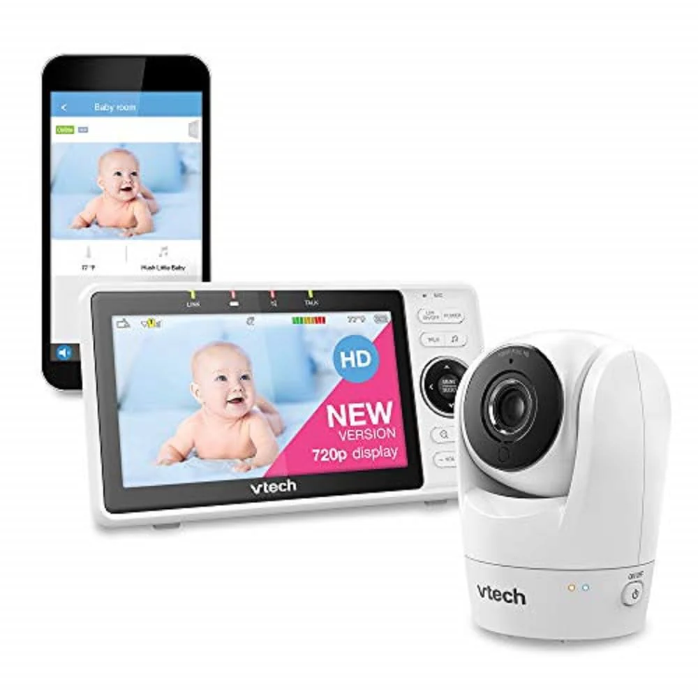 VTech Smart WiFi Baby Monitor. 5-inch 720p Display. 1080p Camera