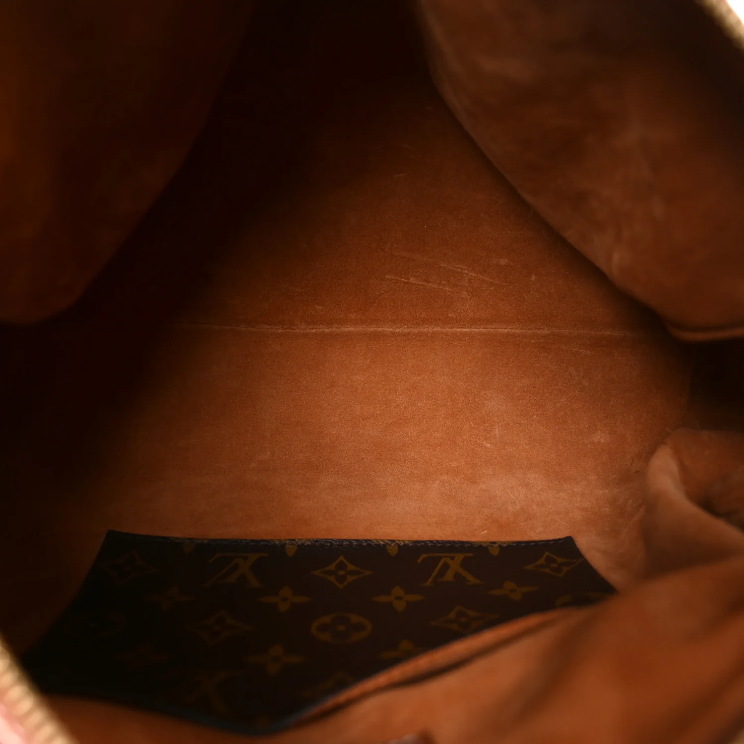 Grained Calfskin Low Key Speedy 30 Cognac