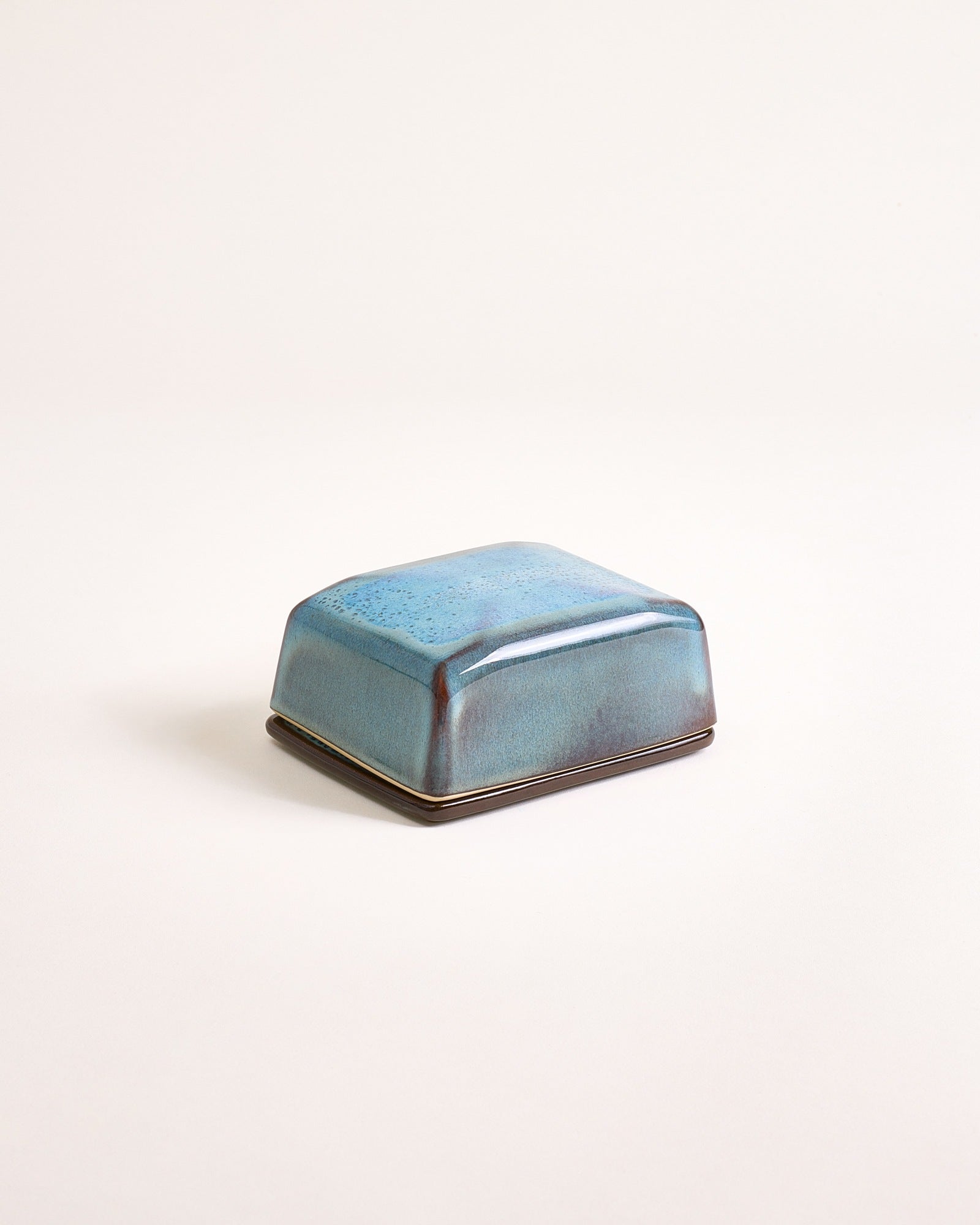 MADEIRA - BUTTER DISH GREEN-BLUE