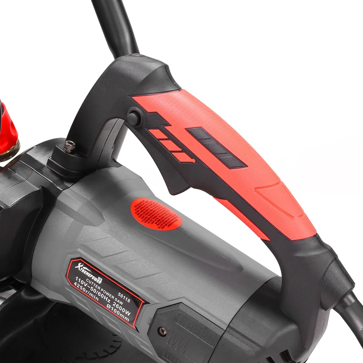 XtremepowerUS 14 Electric Concrete Saw, 2600W/15A Motor, Circular Saw Cutter With 5 Cutting Depth, Wet/Dry Disk Saw Cutter Includes Water Line, Pump For Stone, Brick, Porcelain, Concrete
