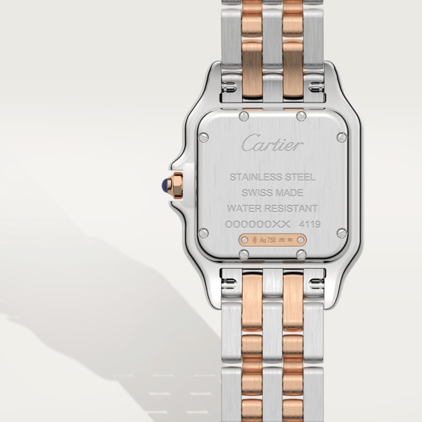 [Super Clone]PANTHERE Rose Gold Mix Diamond 30mm