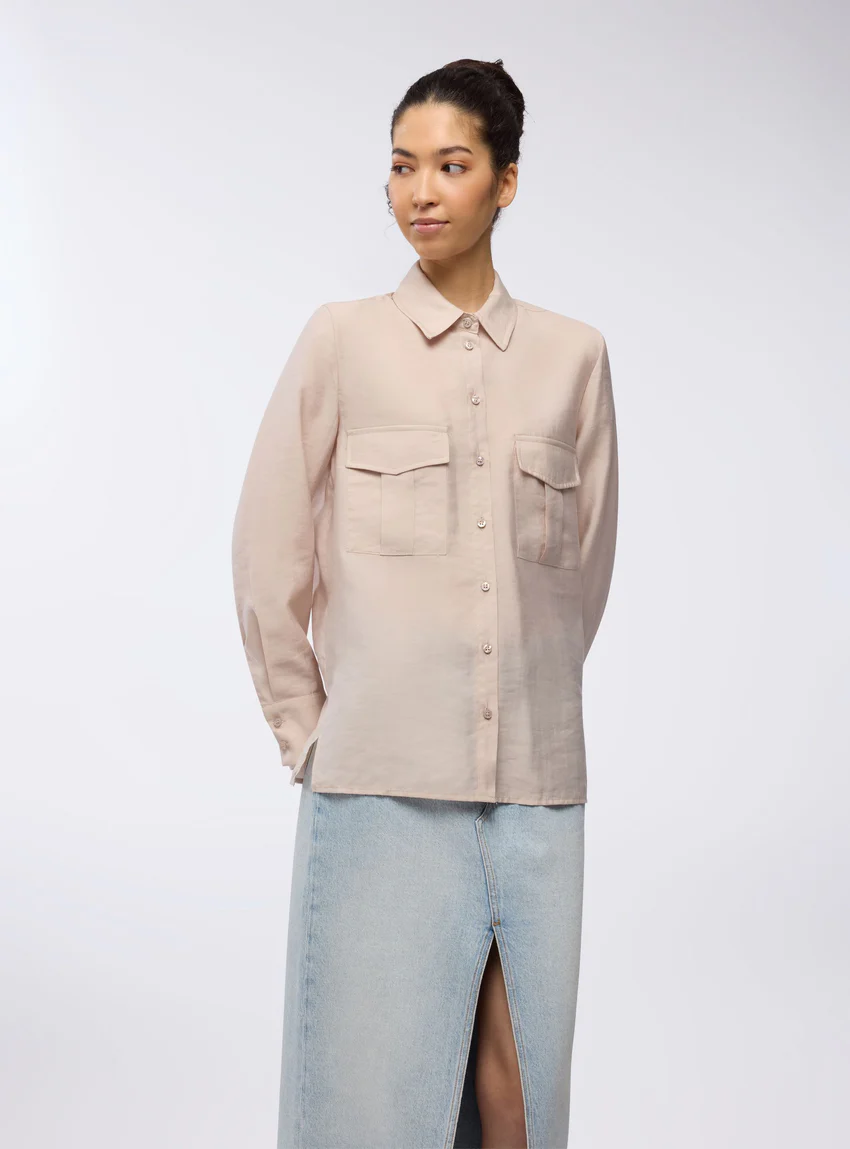 Terranova Camicia ampia con tasche applicate