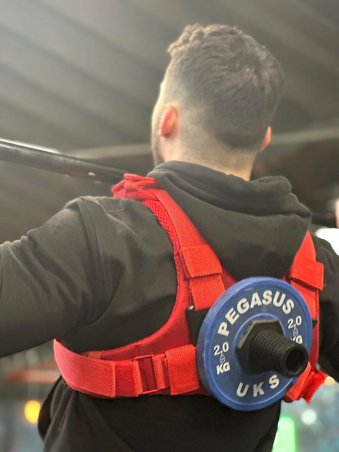 Gilet lesté rouge Infinity entièrement réglable, robuste, charge sur plaque de gym, 80 kg, 79,4 kg, calisthénie, crossfit, entraînement militaire, course à pied, portable