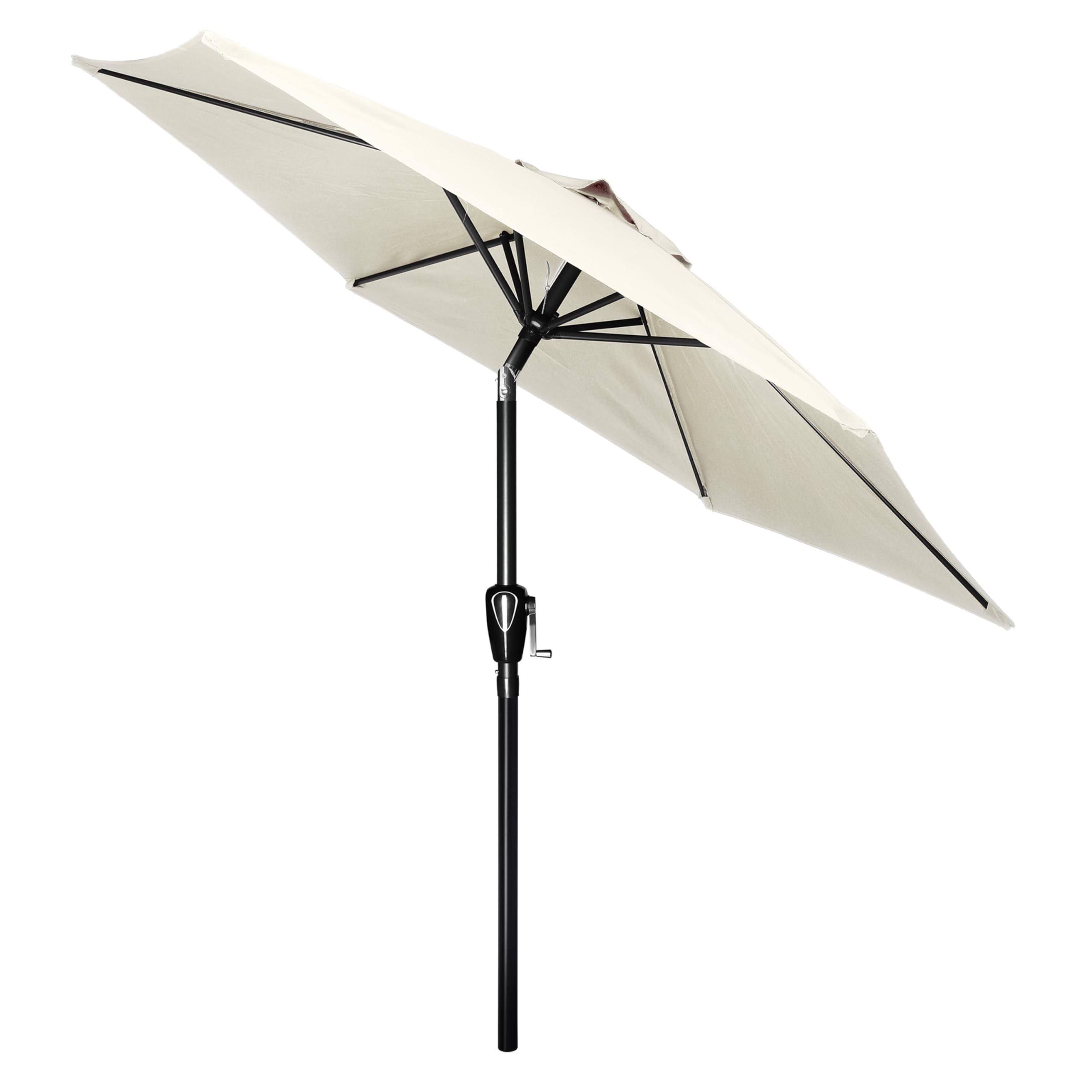 Simple Deluxe 9' Patio Umbrella Outdoor Table Market Yard Umbrella with Push Button Tilt/Crank