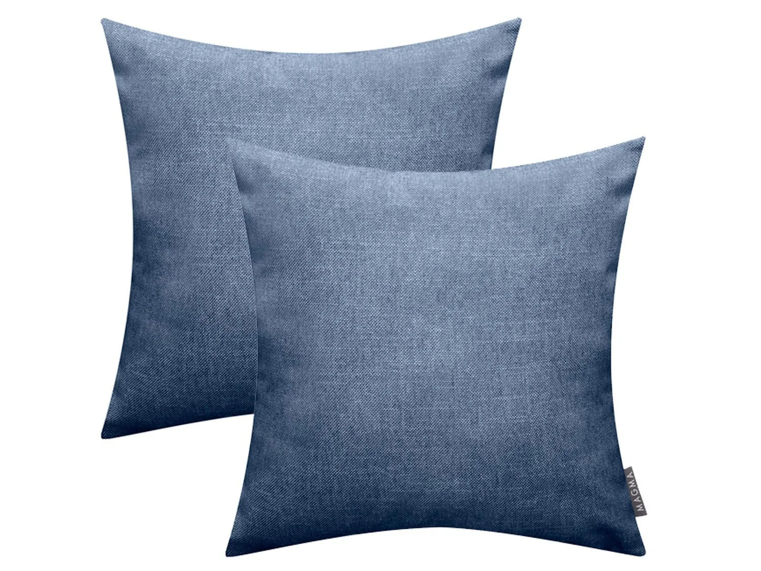 MAGMA Lot de 2 housses de coussin, 40 x 40 cm ou 50 x 50 cm