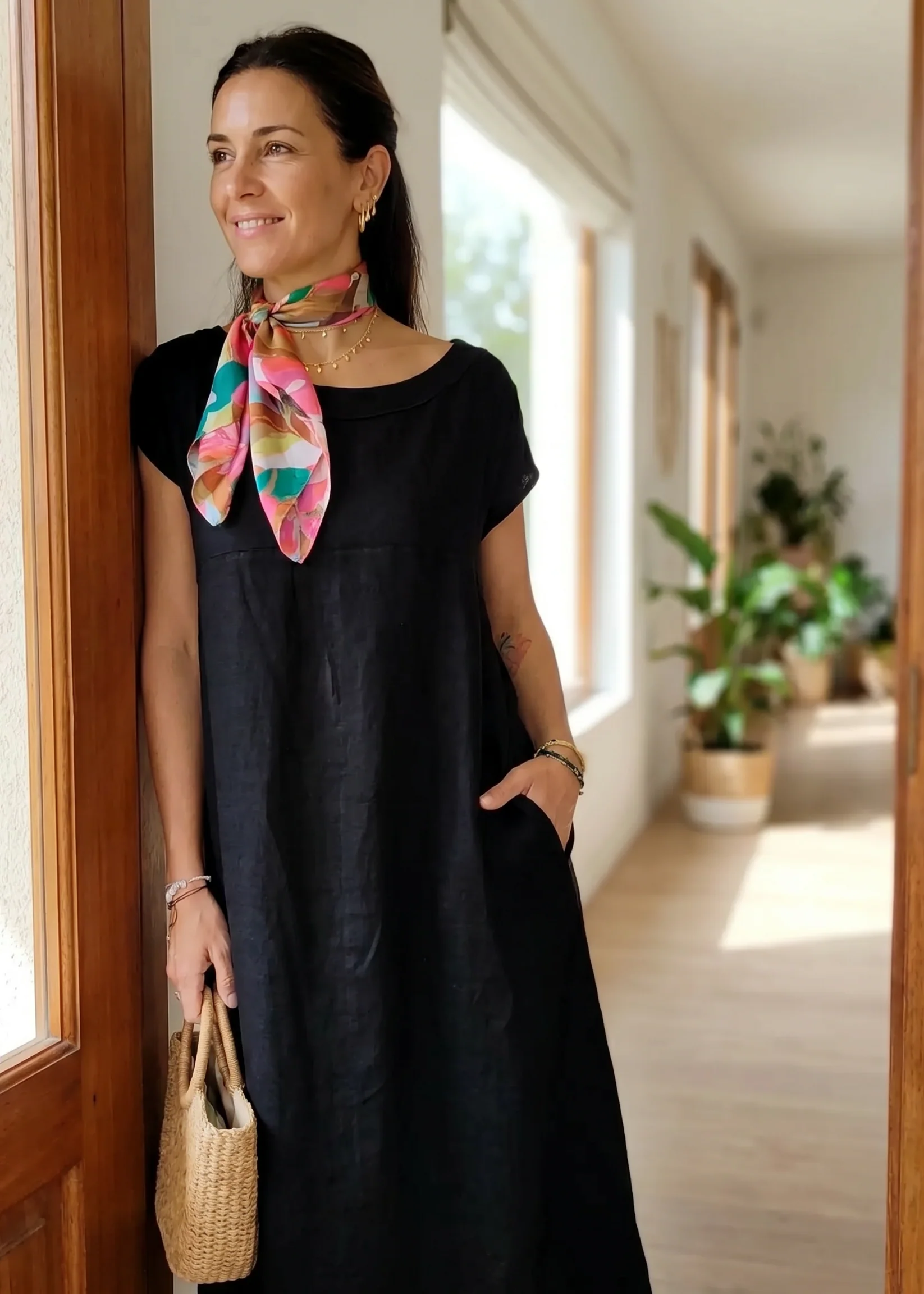 Robe quotidienne ample et respirante