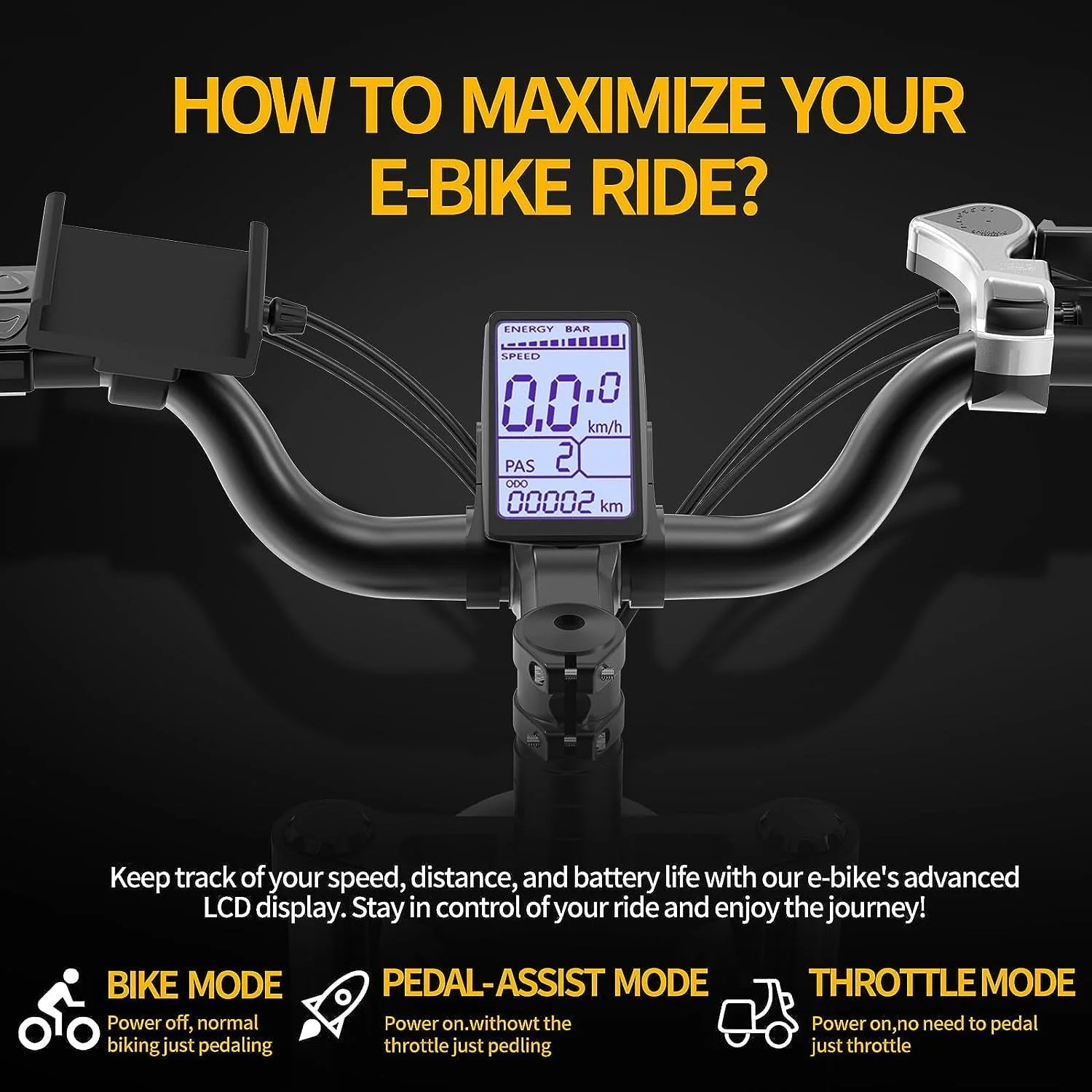 Electric Bike for Adults Ridstar, 20" Fat Tire Electric Motorcycle,1000W Electric Bike with Removable 48V/20Ah Battery E Bike Shimano 7 Full Suspension Electric Bicycle Image 4