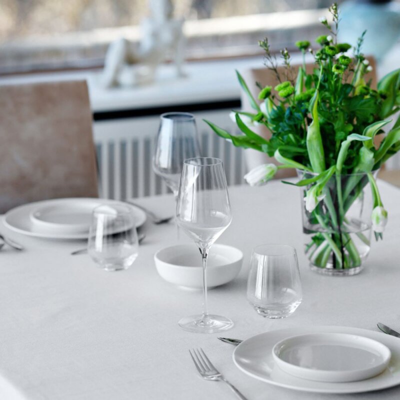 Tabletop Collection duk 137x280 cm pearl white