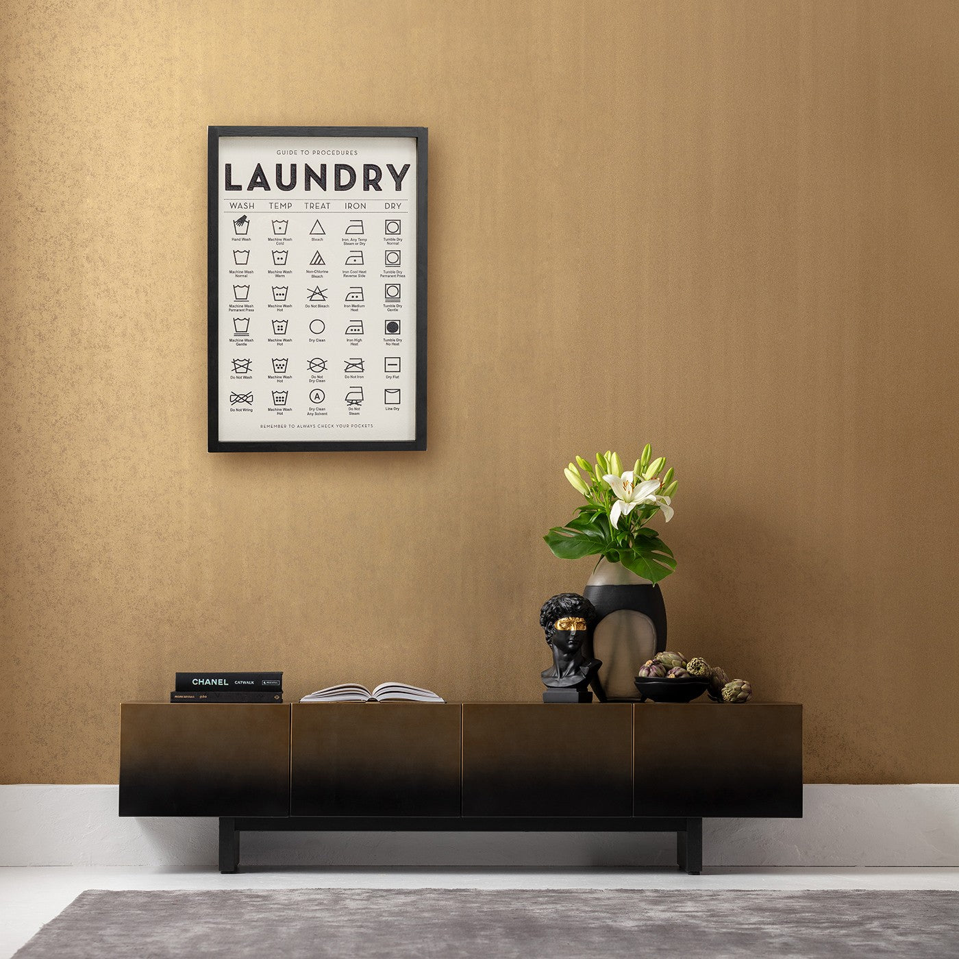 Schilderij Laundry 41x61cm Kare Design