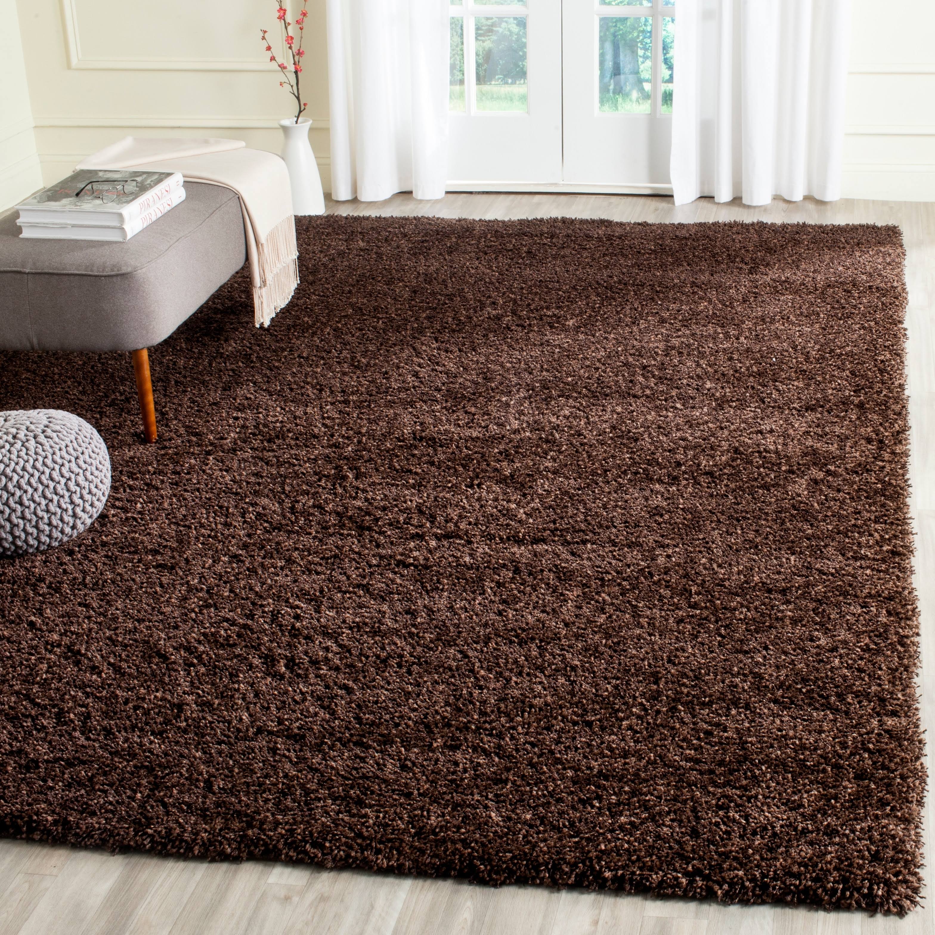 Safavieh California Shag Rug SG151 Brown 11' x 15'