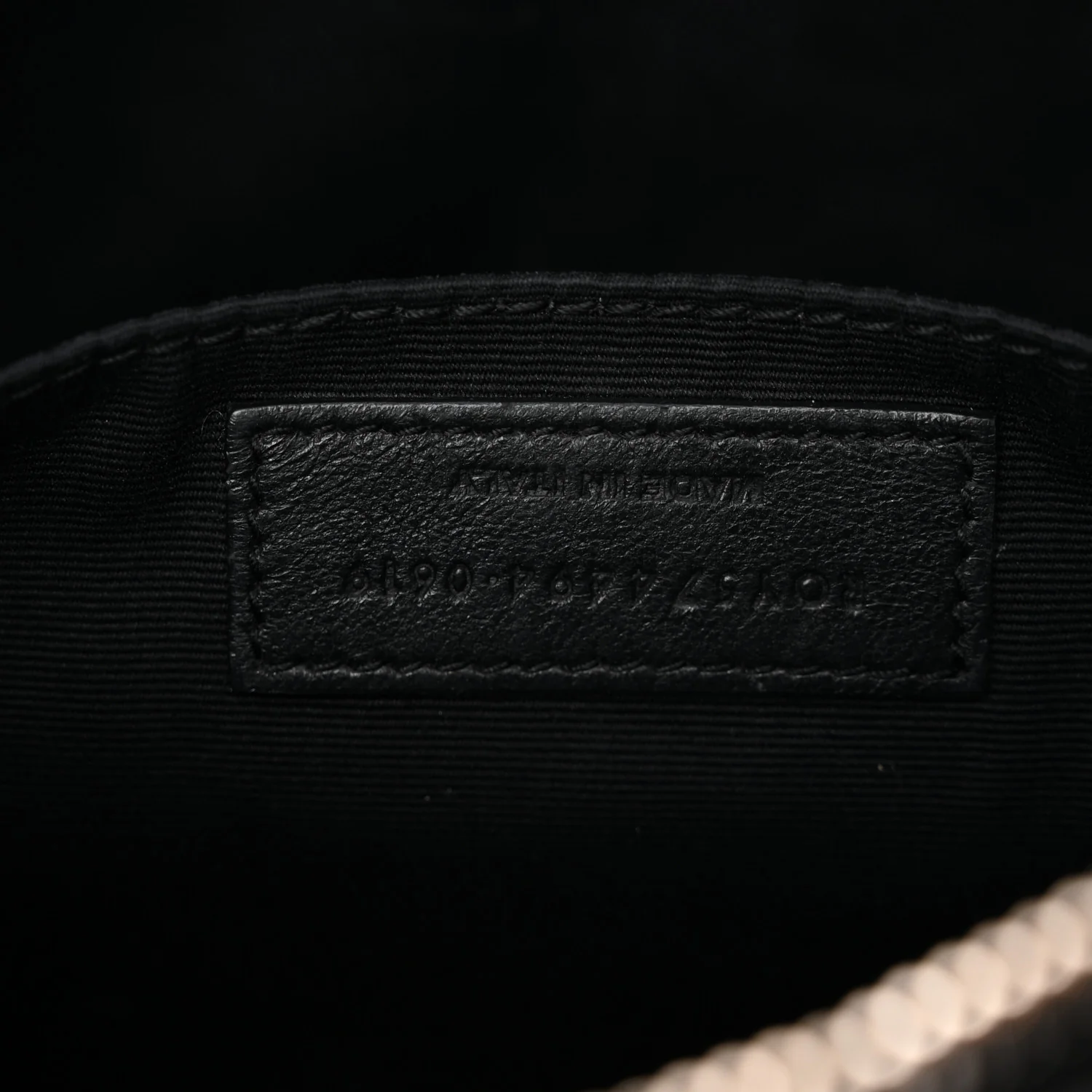 Calfskin Matelasse Monogram Lou Camera Bag Black