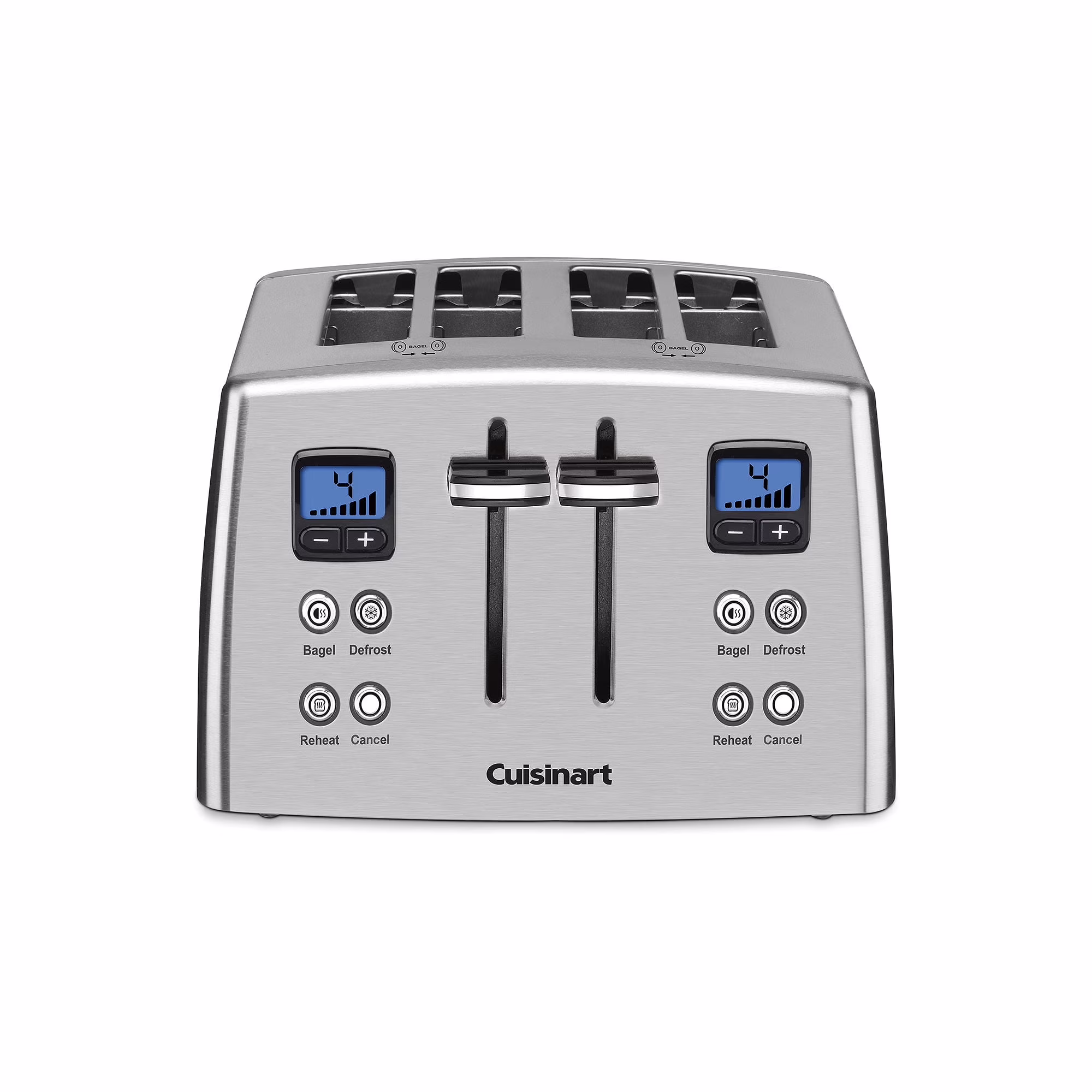 Toasters 4 Slice Countdown Metal Toaster, New, CPT-435P1