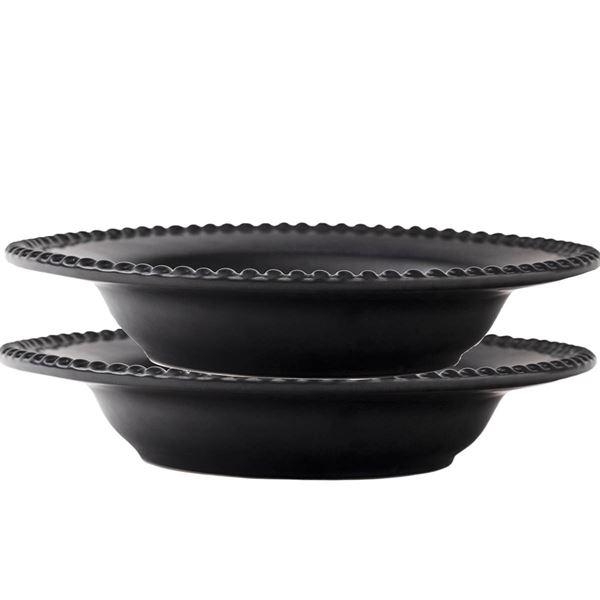 Daria suppetallerken 26 cm 2 stk ink black